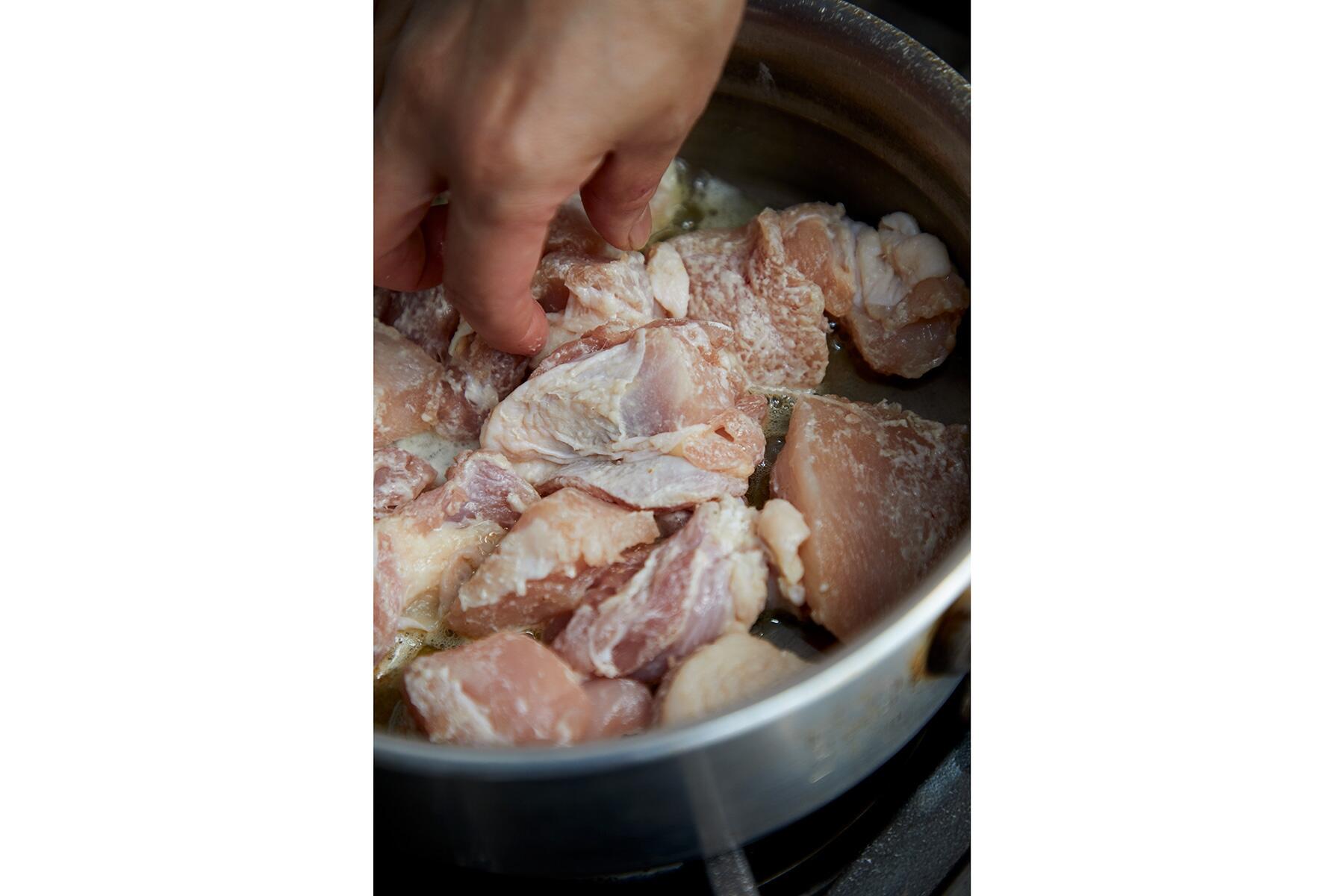 焼き色をつける