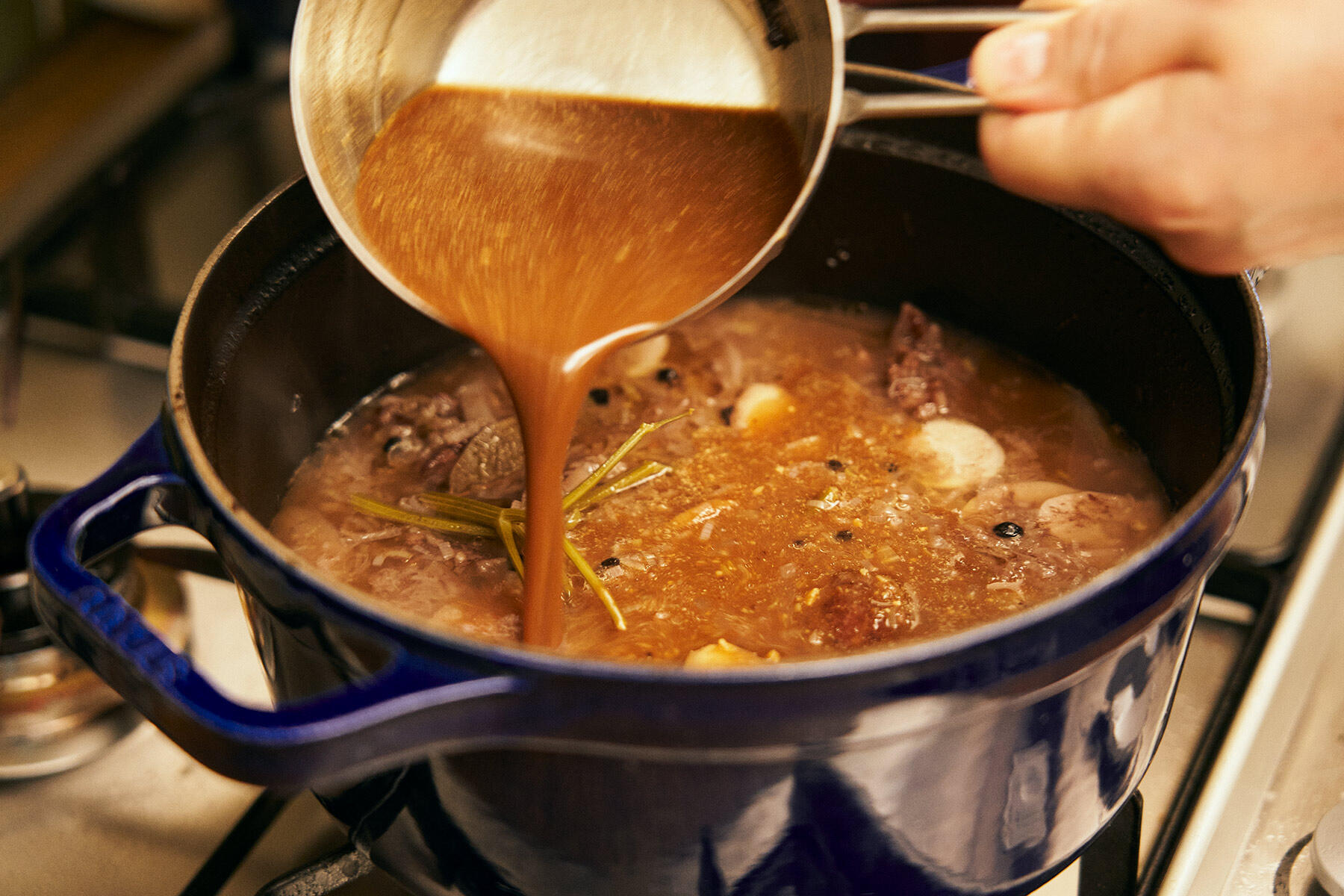 調味料を加える
