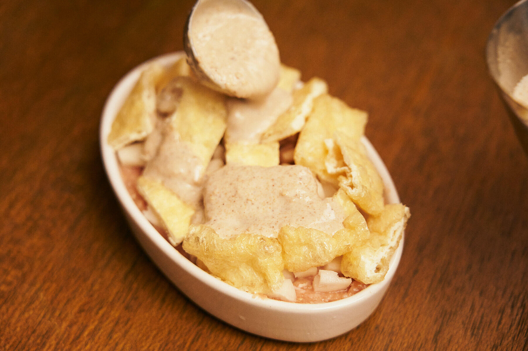 皿に敷き詰める