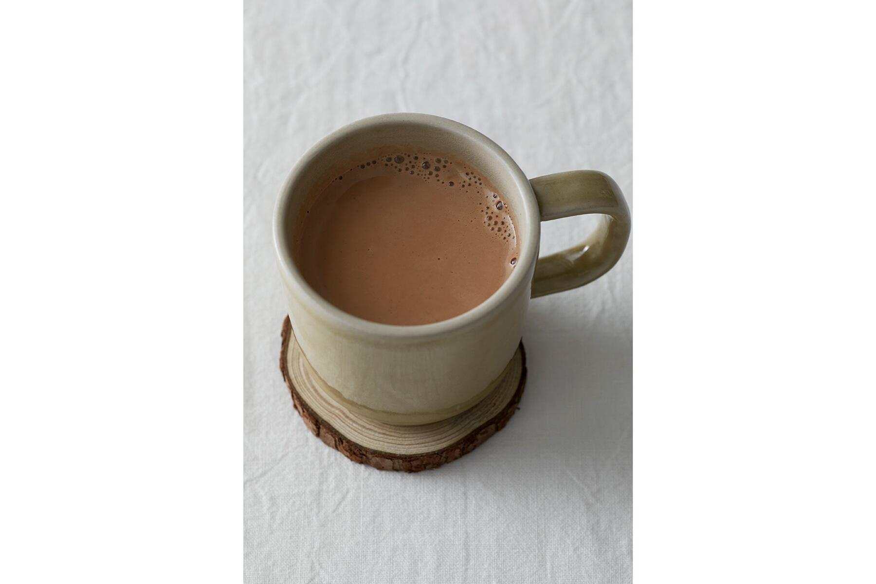 ホッとする香りと味わいの“酒粕チャイ”