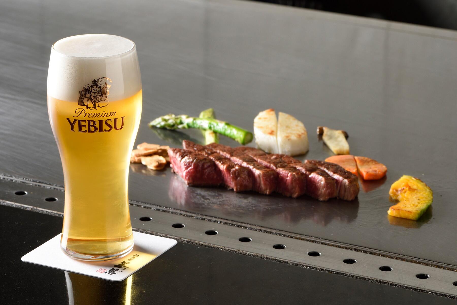 ヱビスとヘレステーキ