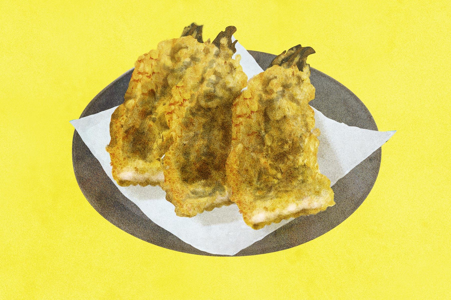 ゴンズイのてんぷら