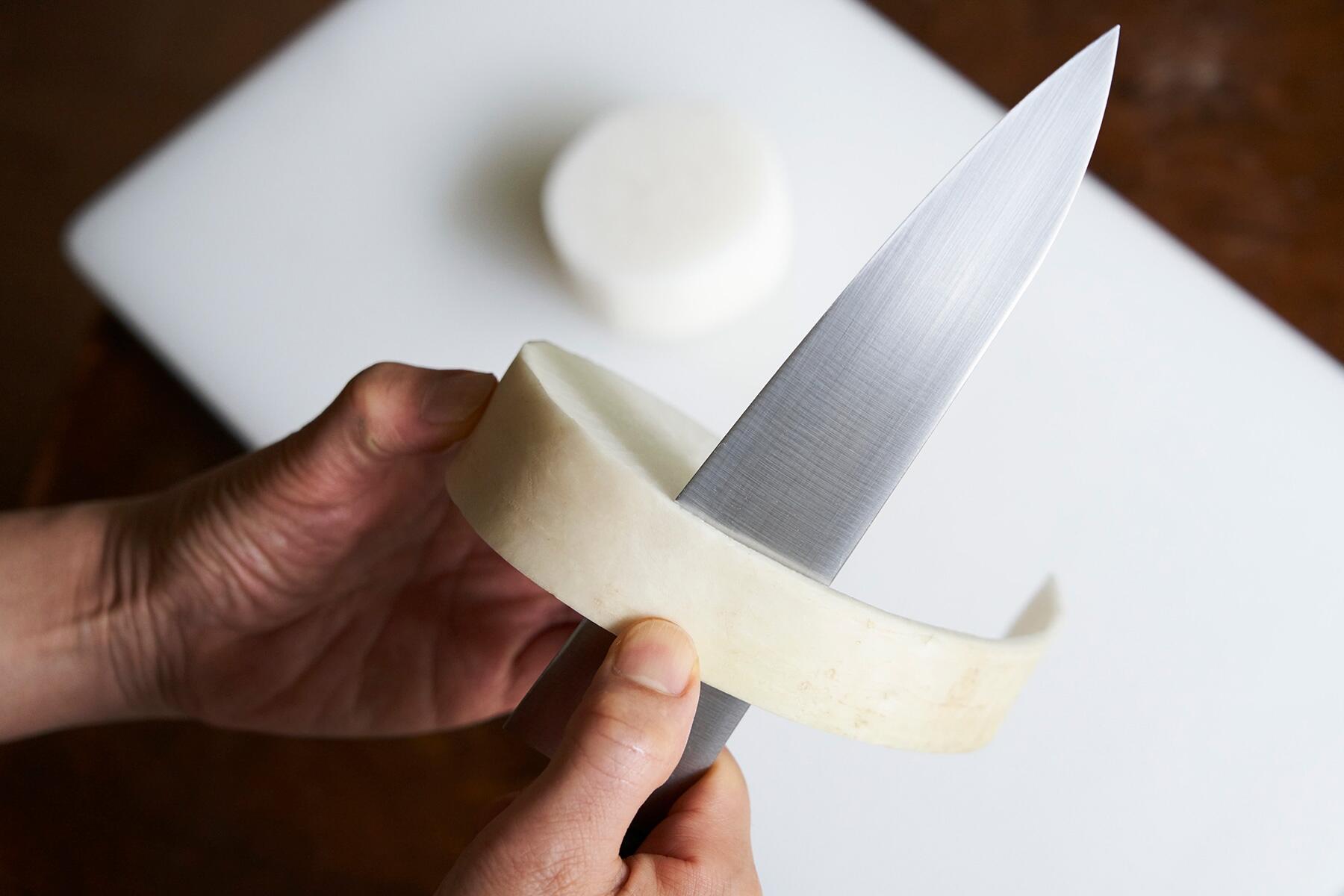 大根の下ごしらえ