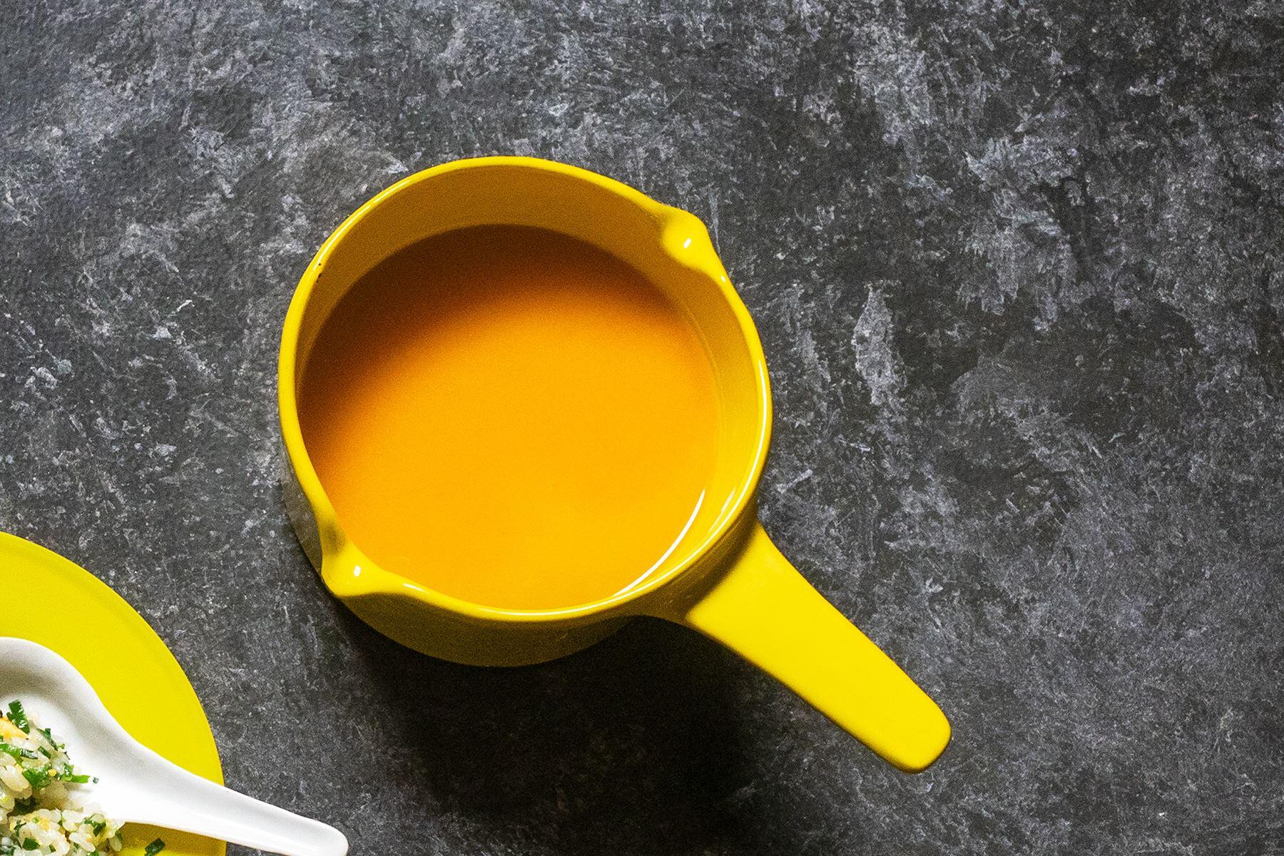 スパイスが効いた“かぼちゃのポタージュ”