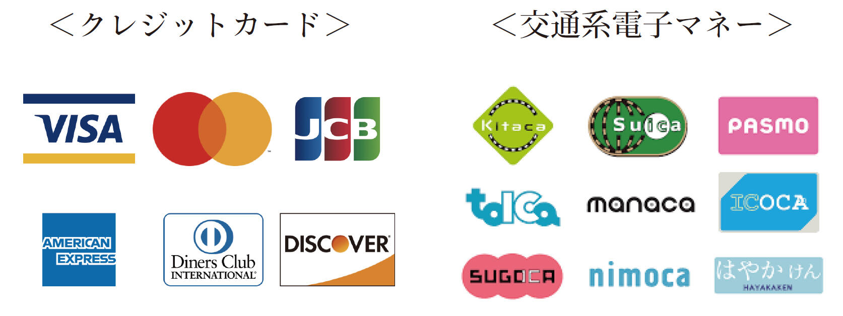 各出展ブースでご利用可能な決済サービス