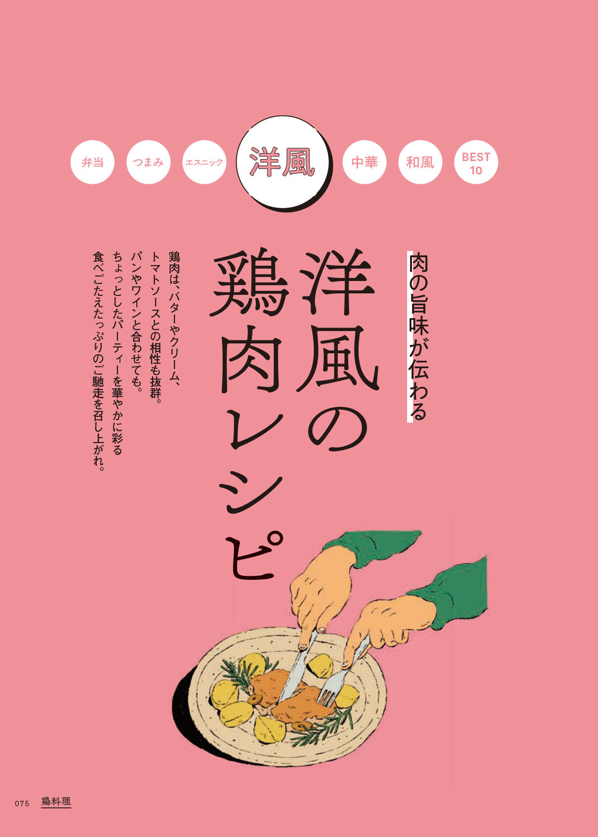 洋風の鶏肉レシピ