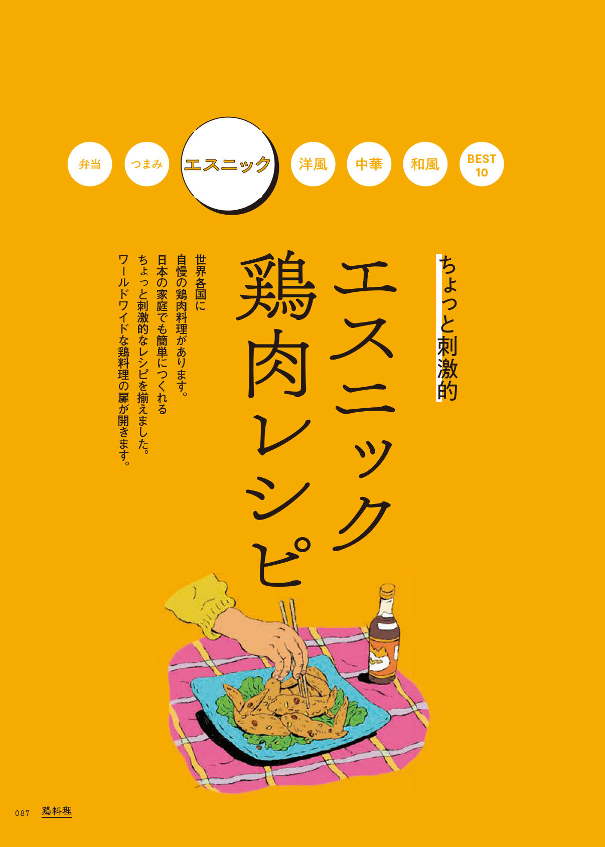 エスニック鶏肉レシピ