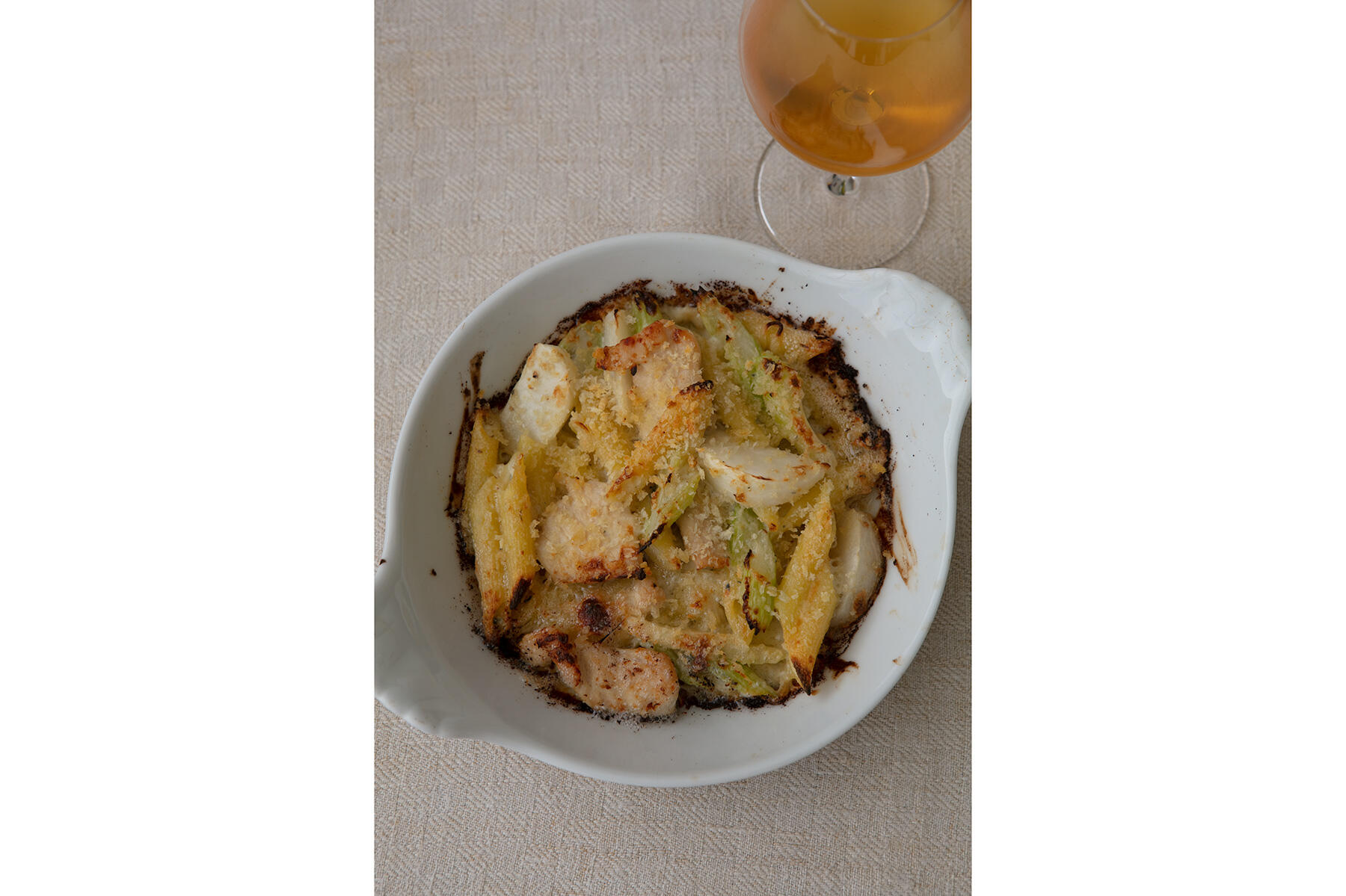 セロリとかぶのブルーチーズグラタン