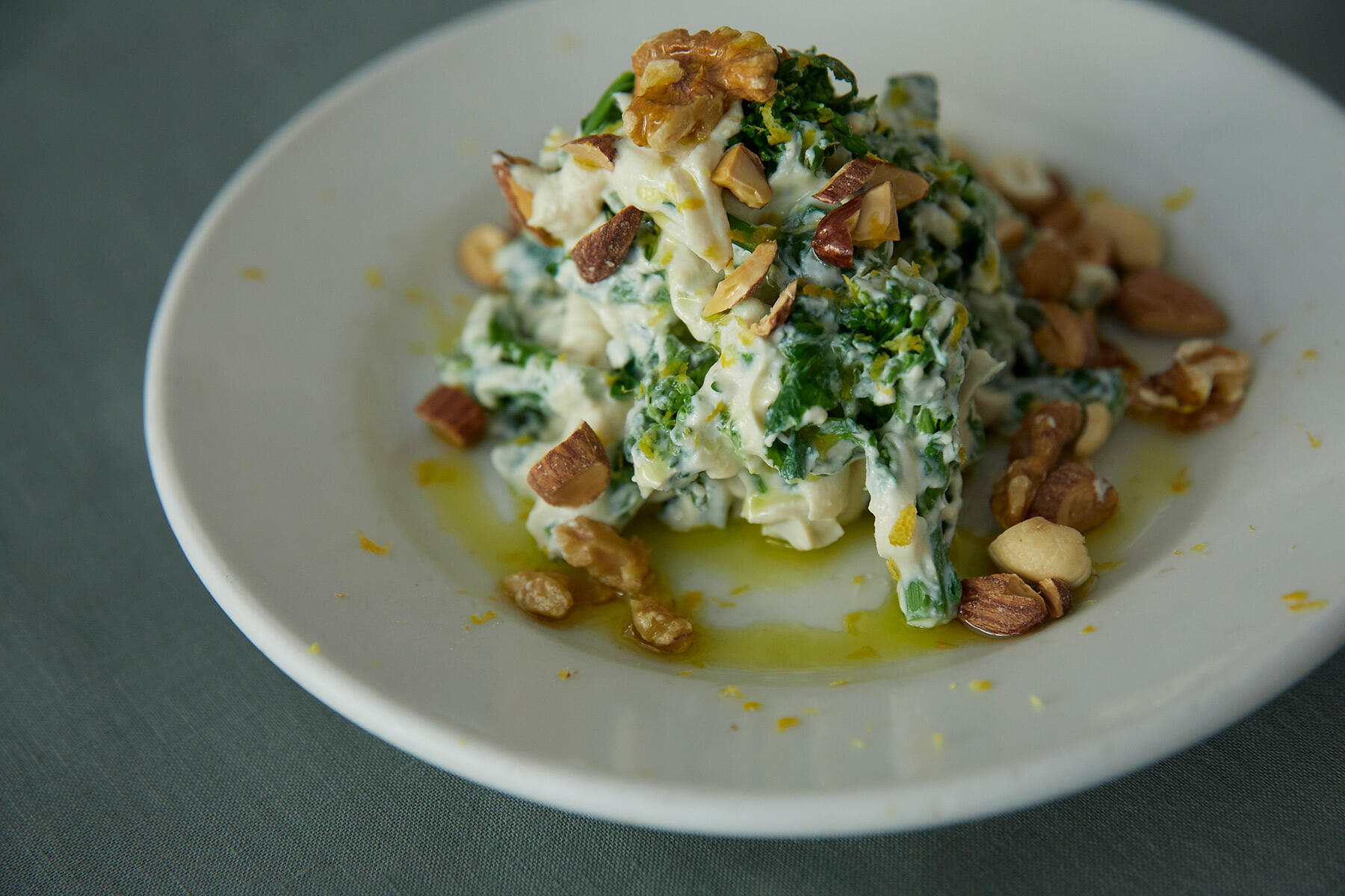 菜の花の洋風白和え