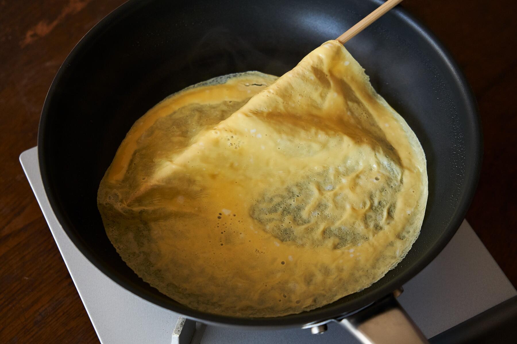 錦糸卵をつくる