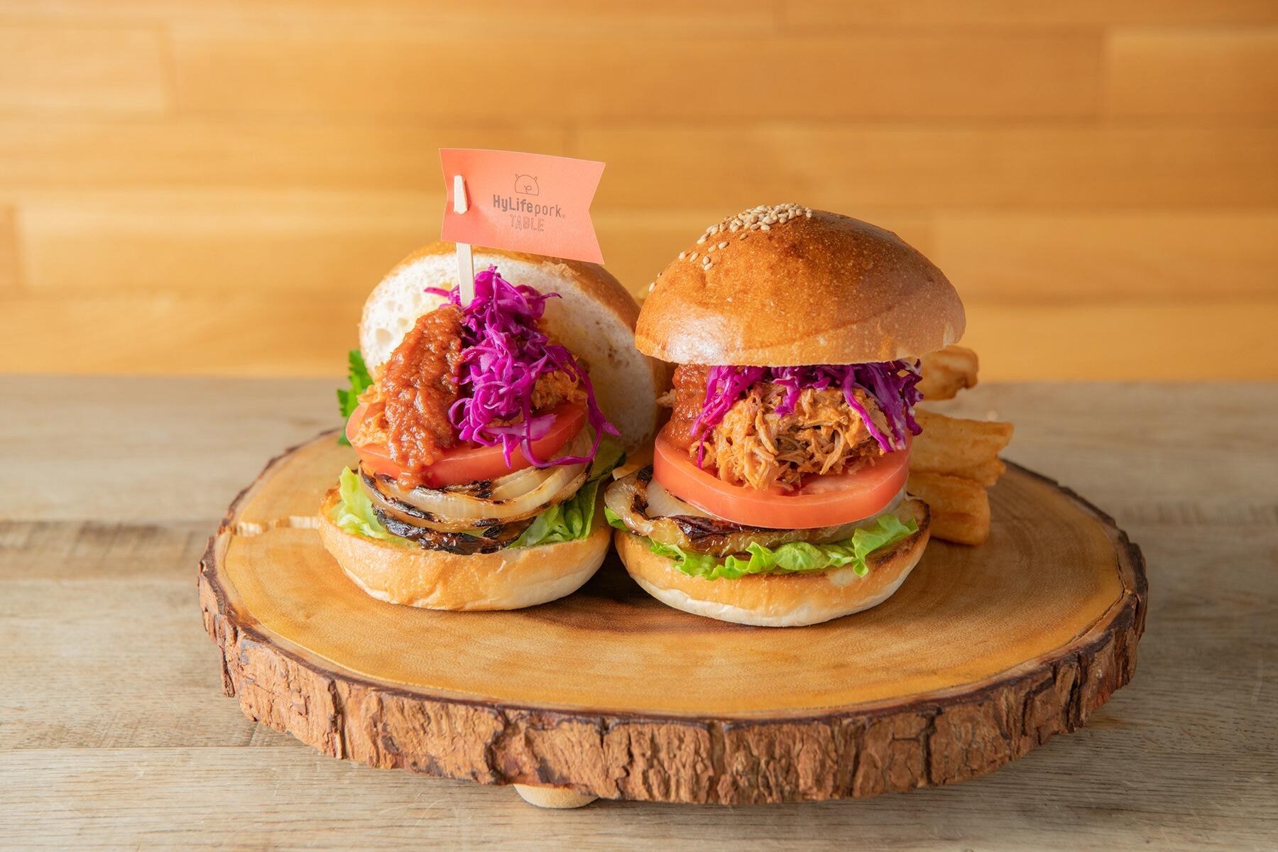 BBQプルドポークバーガー