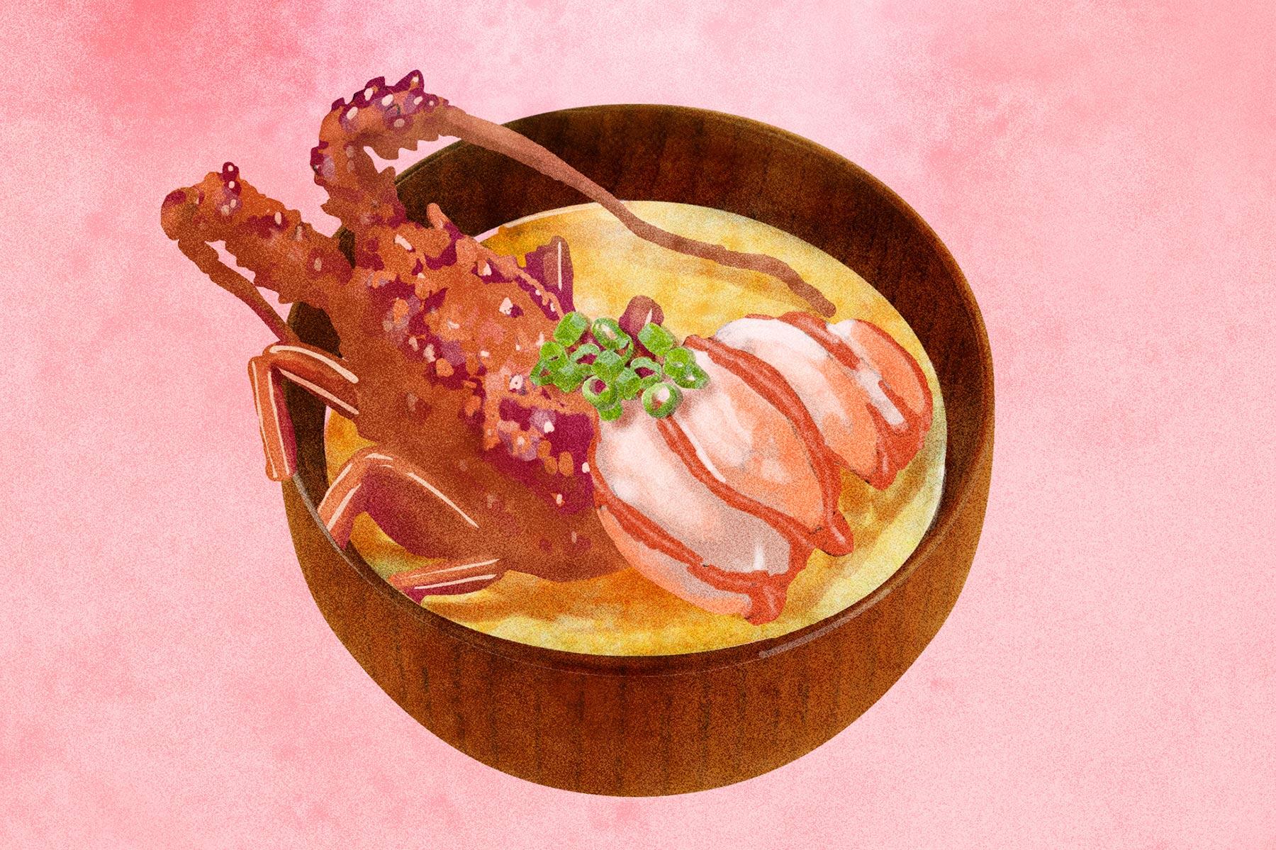 ゴシキエビの味噌汁