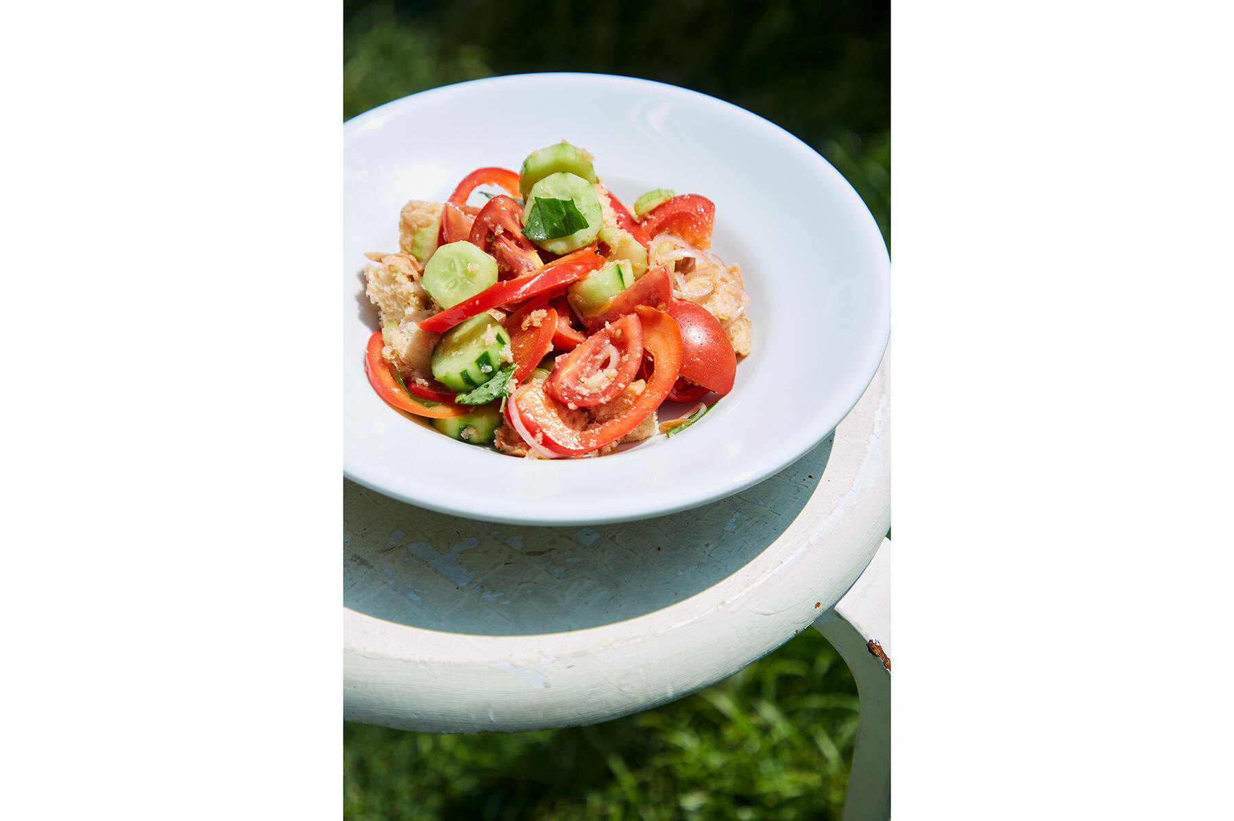 アウトドアでつくろう！トスカーナの野菜サラダ“パンツァネッラ”