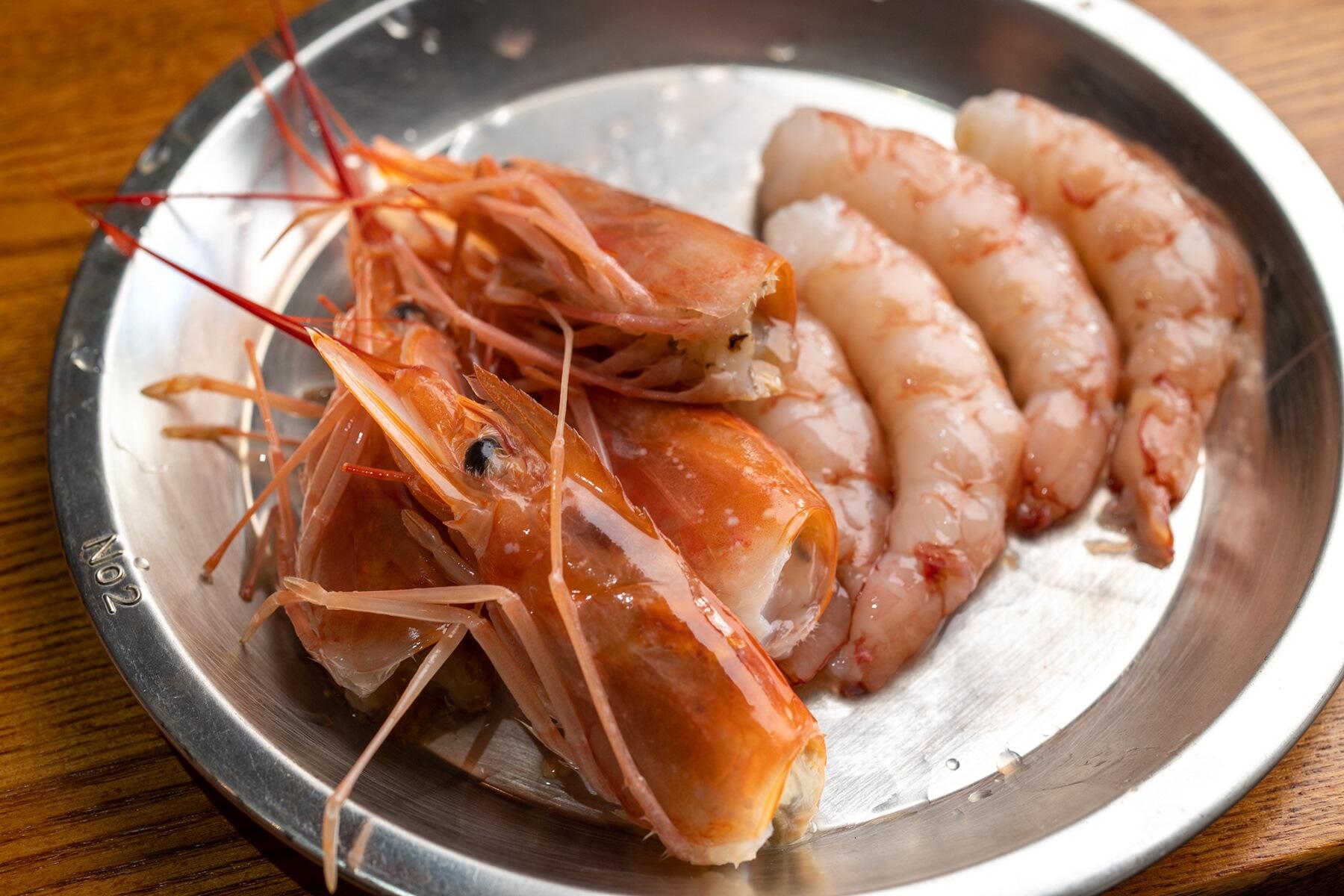 海老の下準備