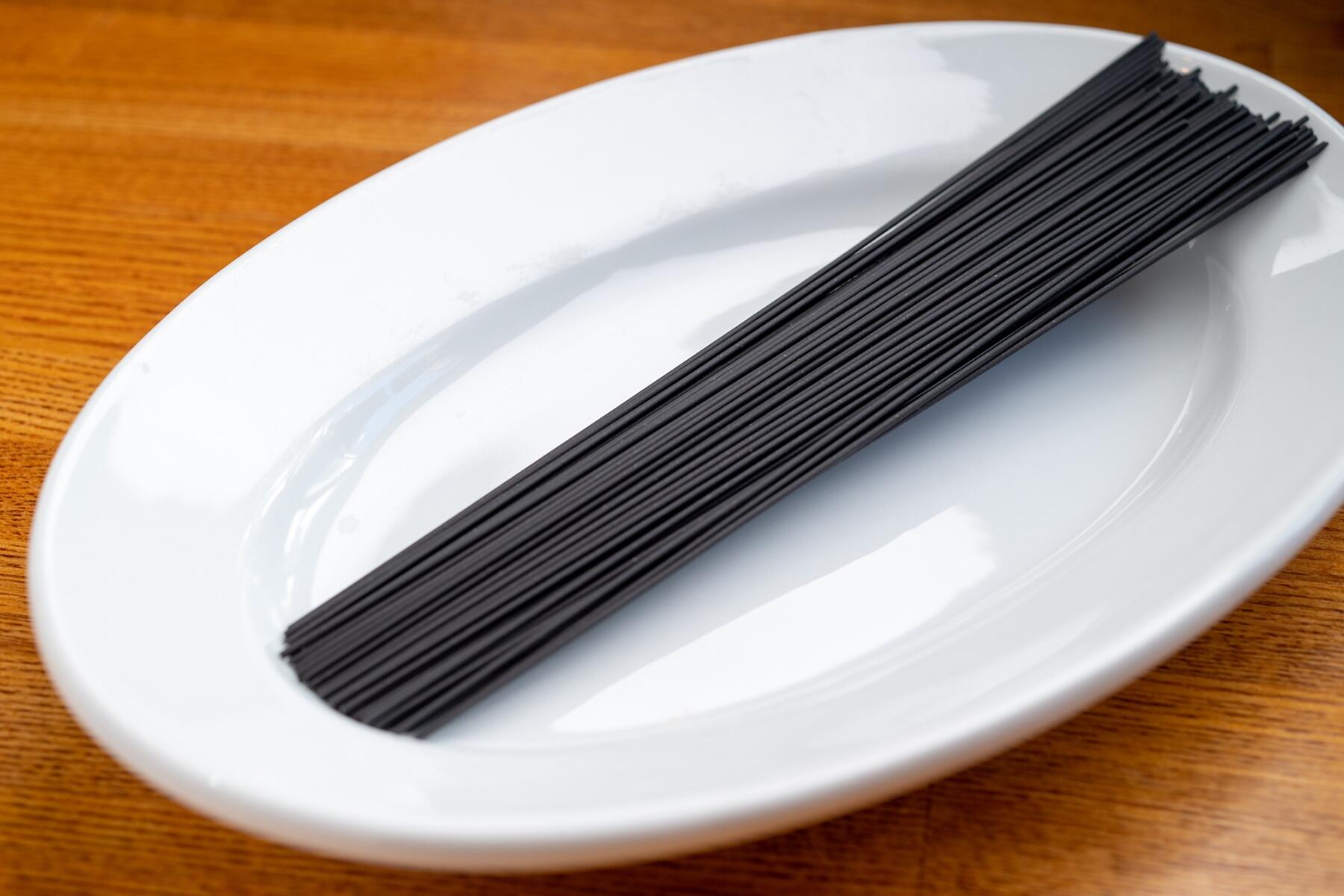 イカスミのパスタ