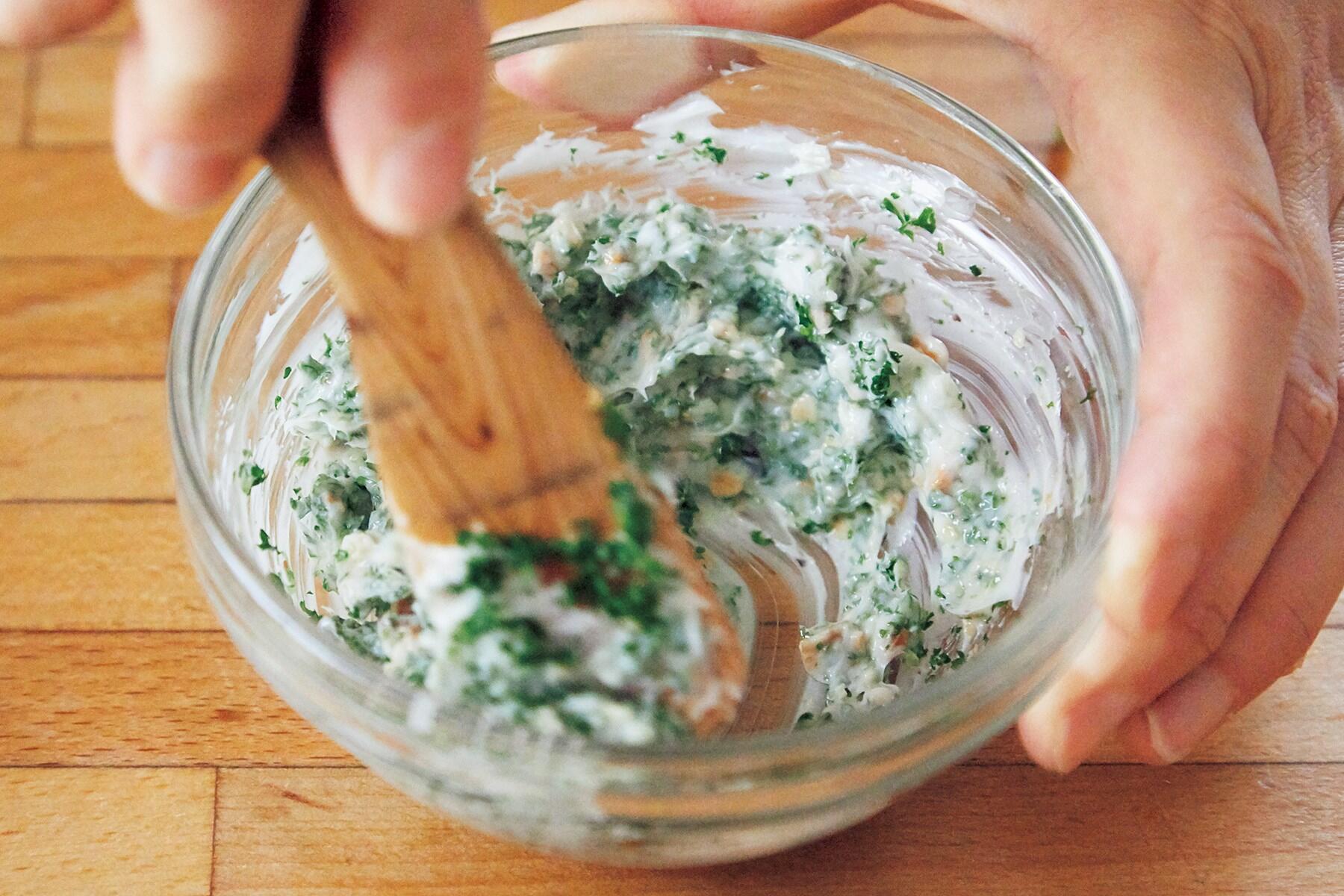 薬味バターをつくる