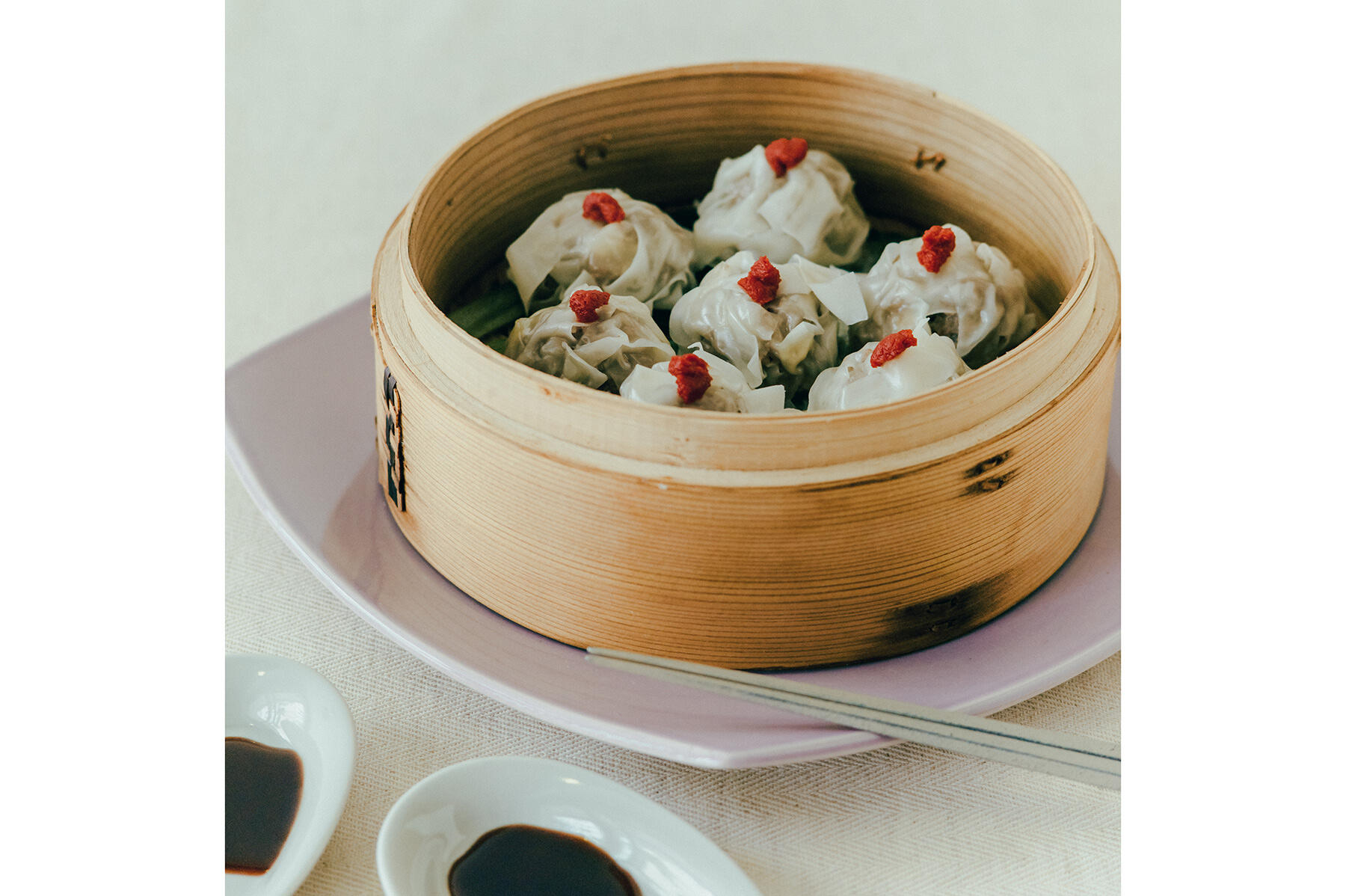 ブルーチーズが入ったワインに合う“しゅうまい”