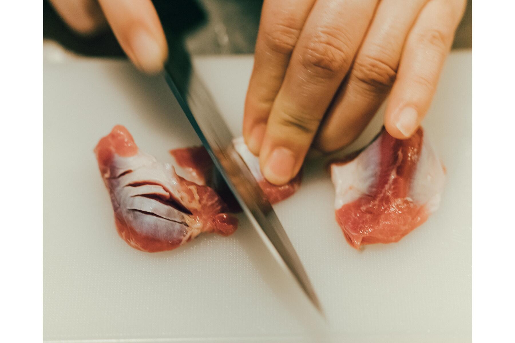 ナツメグを混ぜる