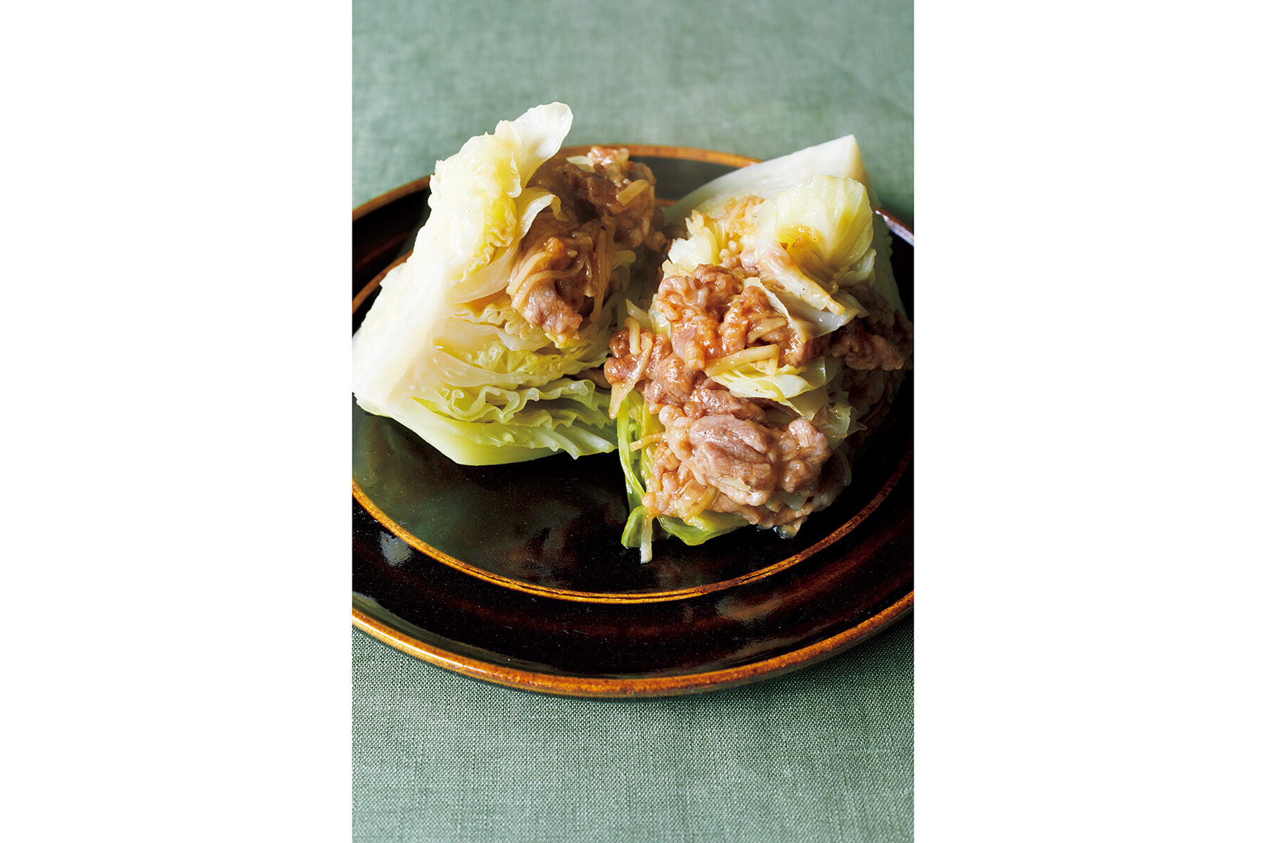 豚肉のキャベツばさみ蒸し