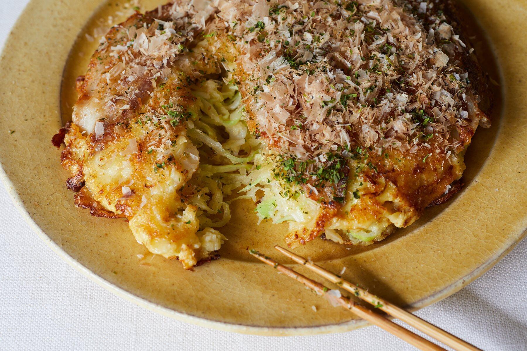 じゃがいものお好み焼き