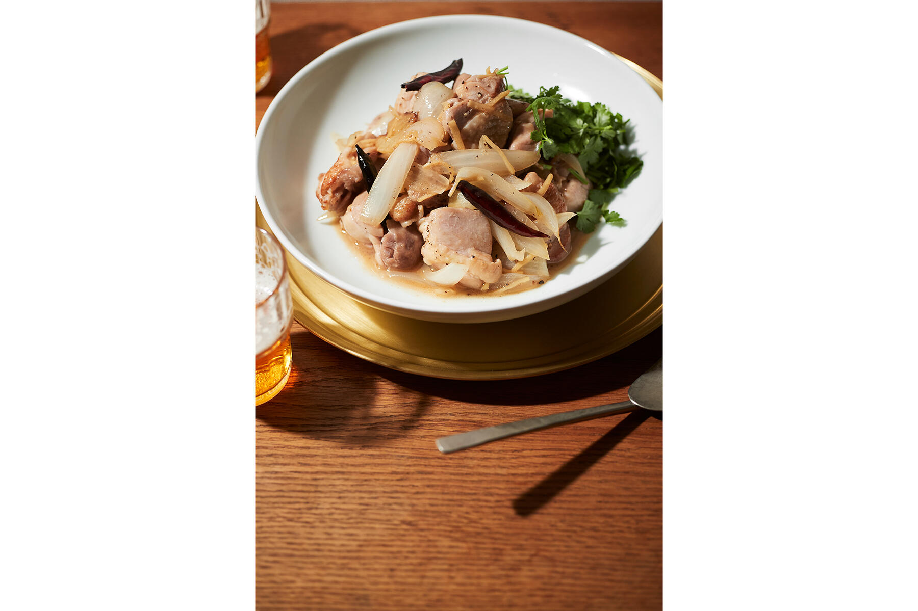 ピリッと辛くて甘酸っぱい“鶏肉の唐辛子 ジンジャー炒め”