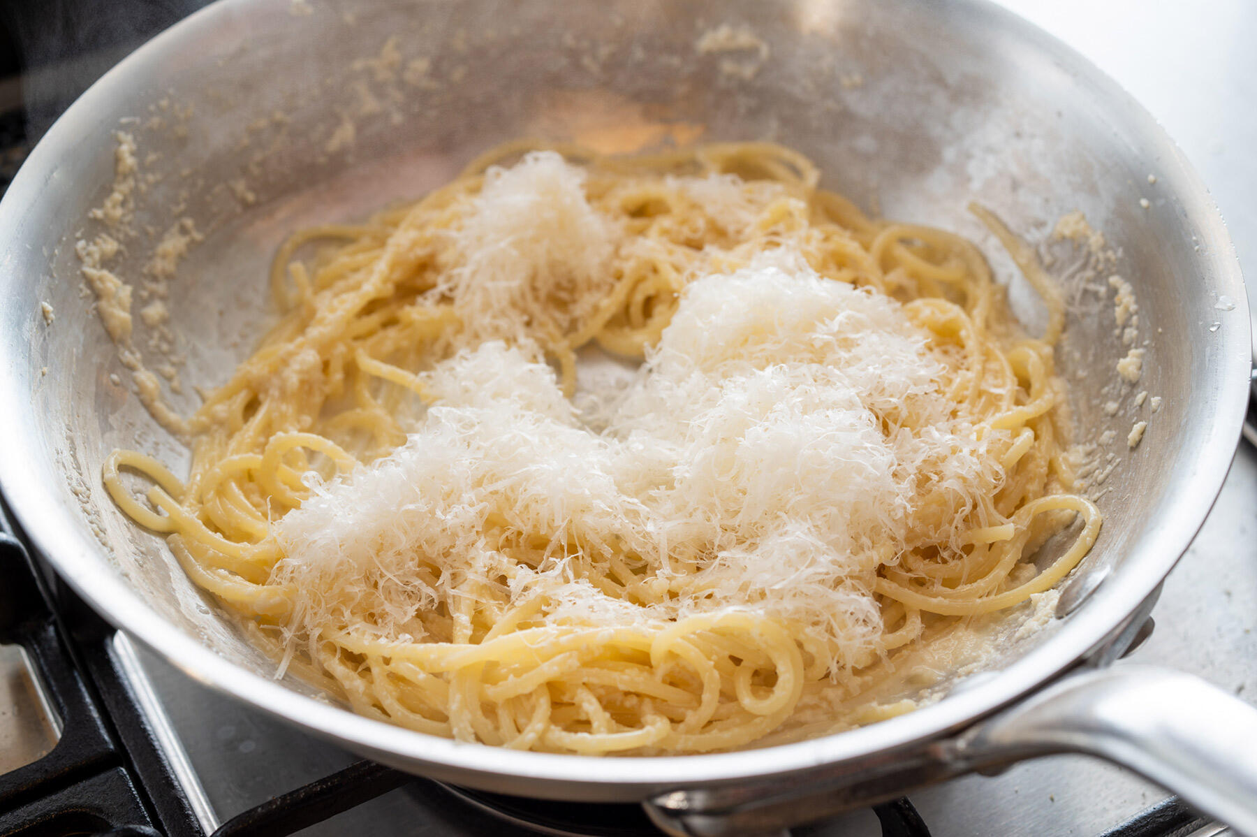 チーズを和える