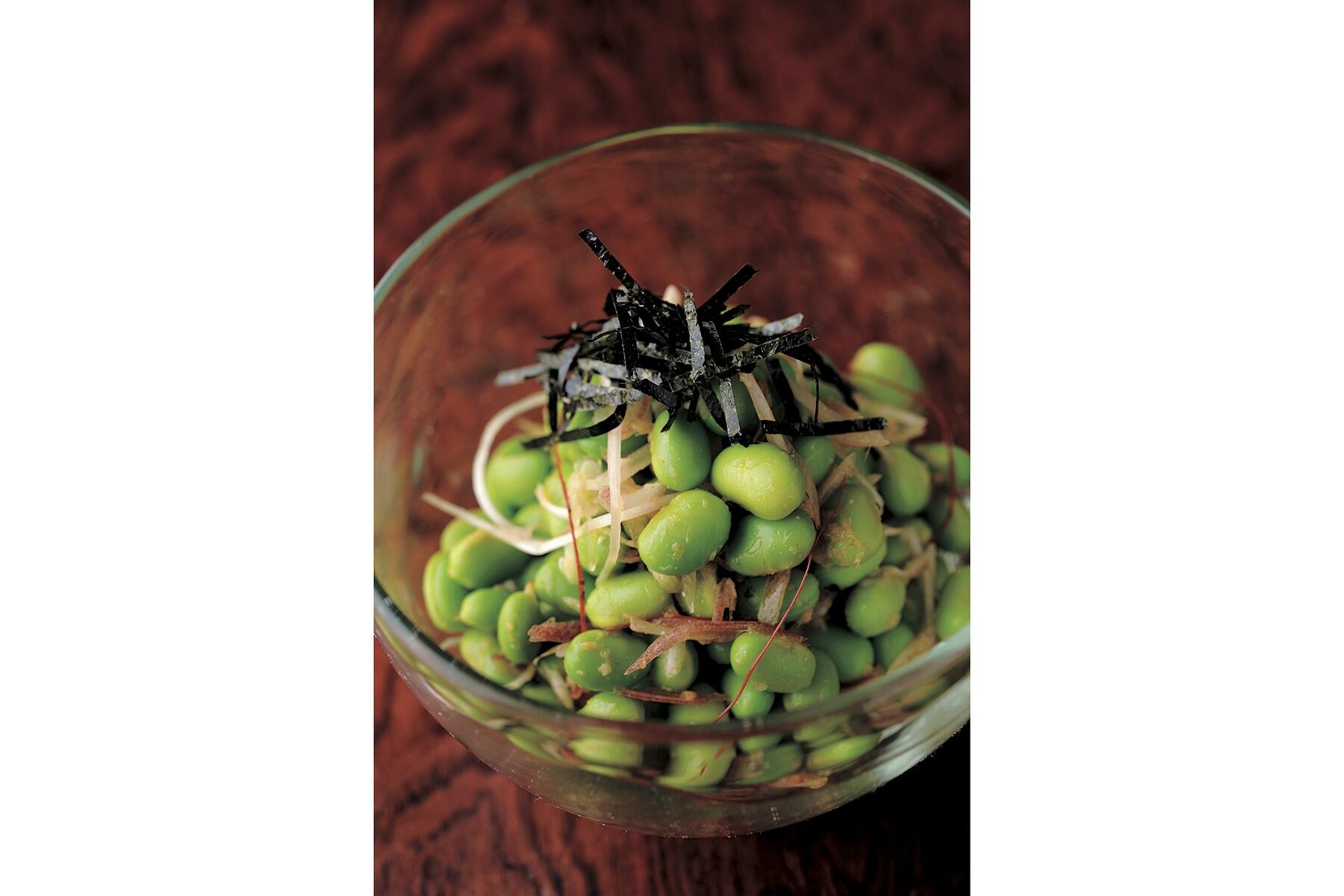 茗荷が爽やかに香る“枝豆の和風ナムル”