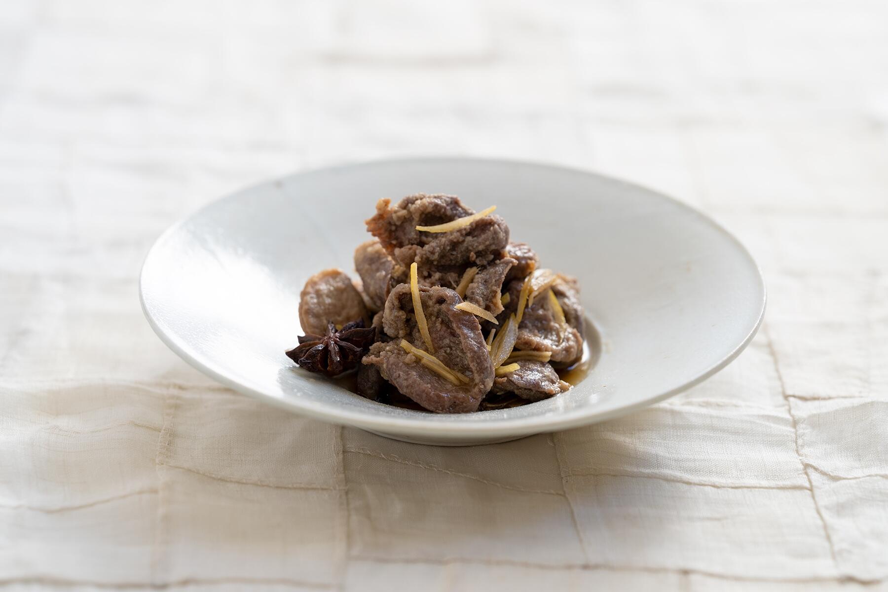 鶏ハツと砂肝のマリネ