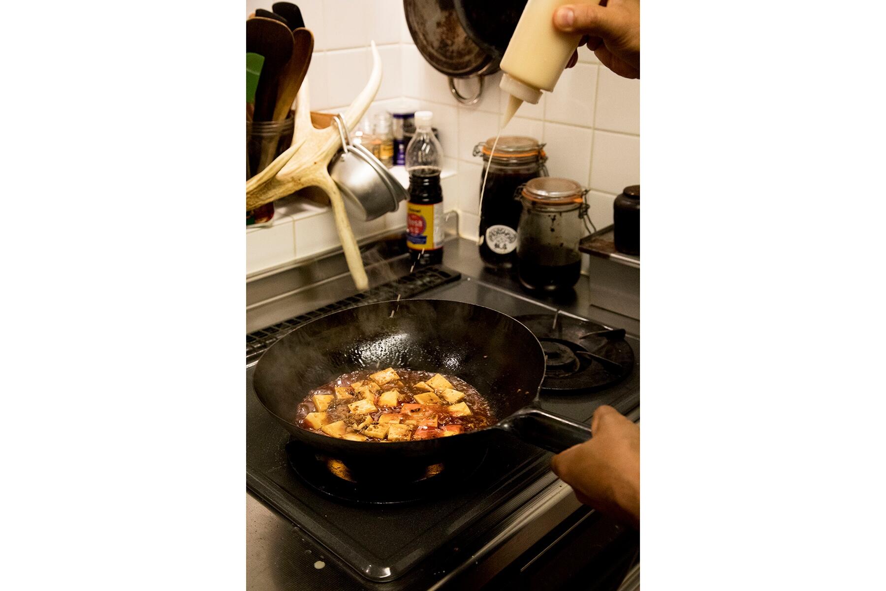 全体にとろみをつける