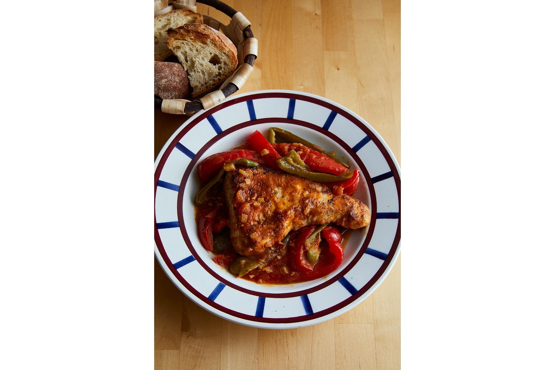 めかじきのバスク風煮込み