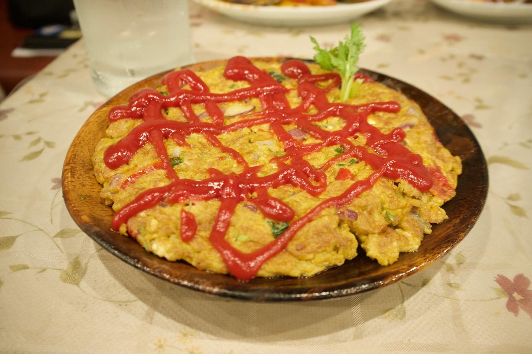 スパイシーオムレツ。