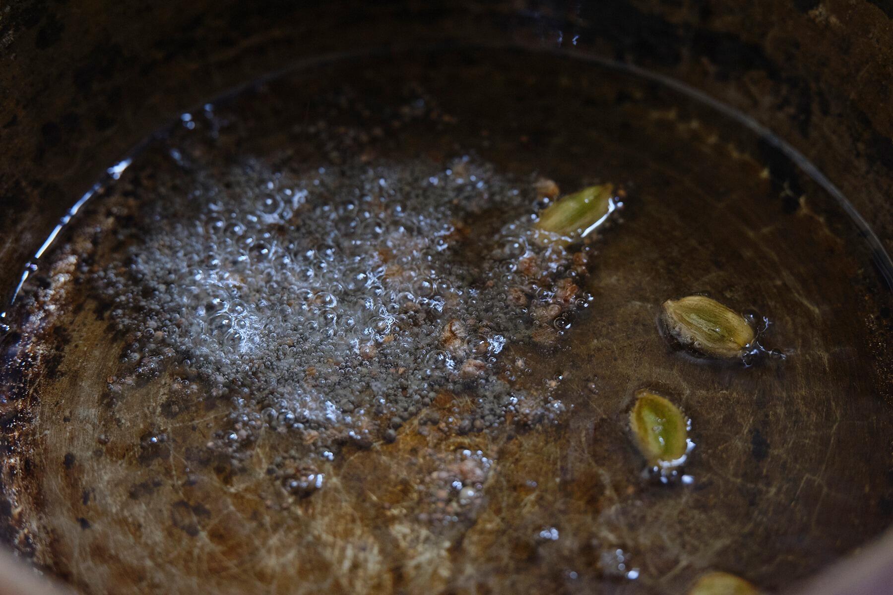 テンパリングする