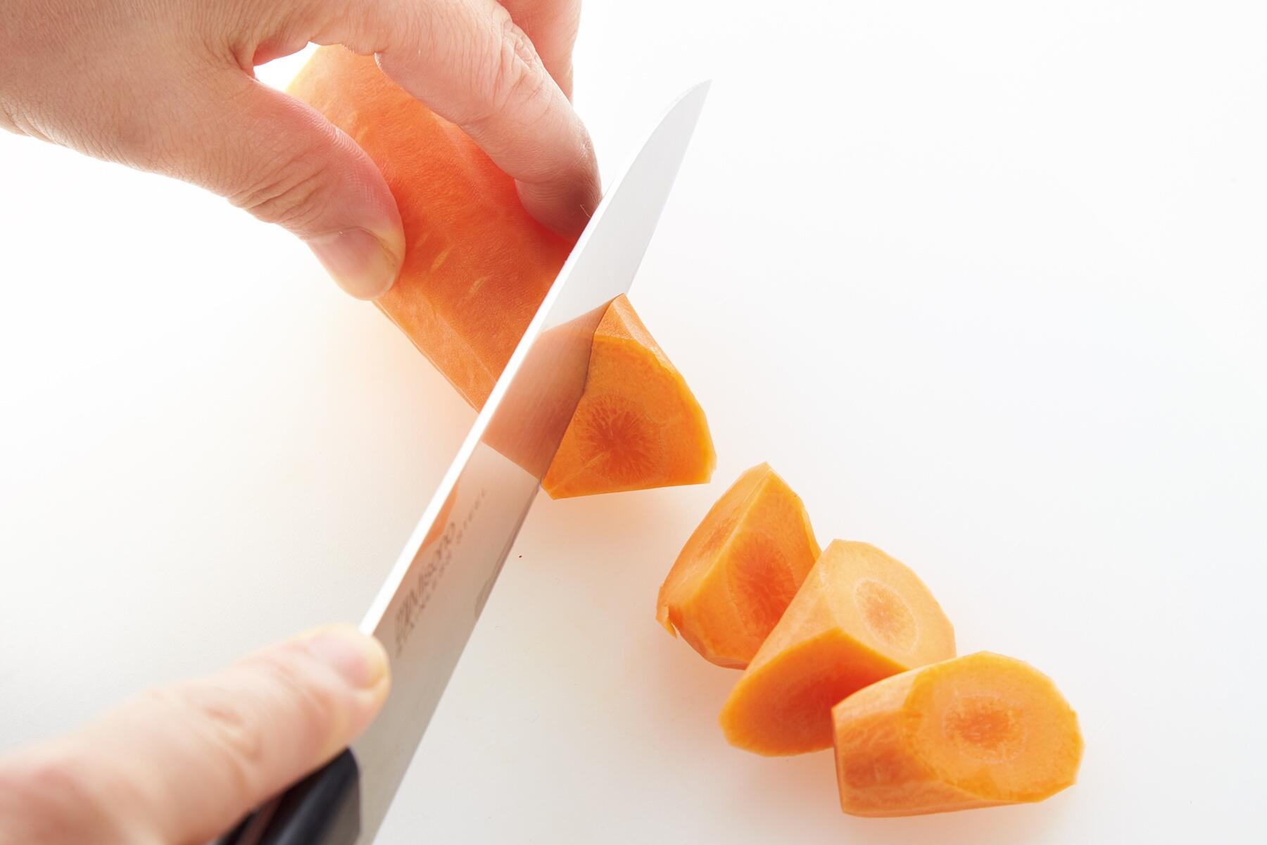 にんじんの下準備