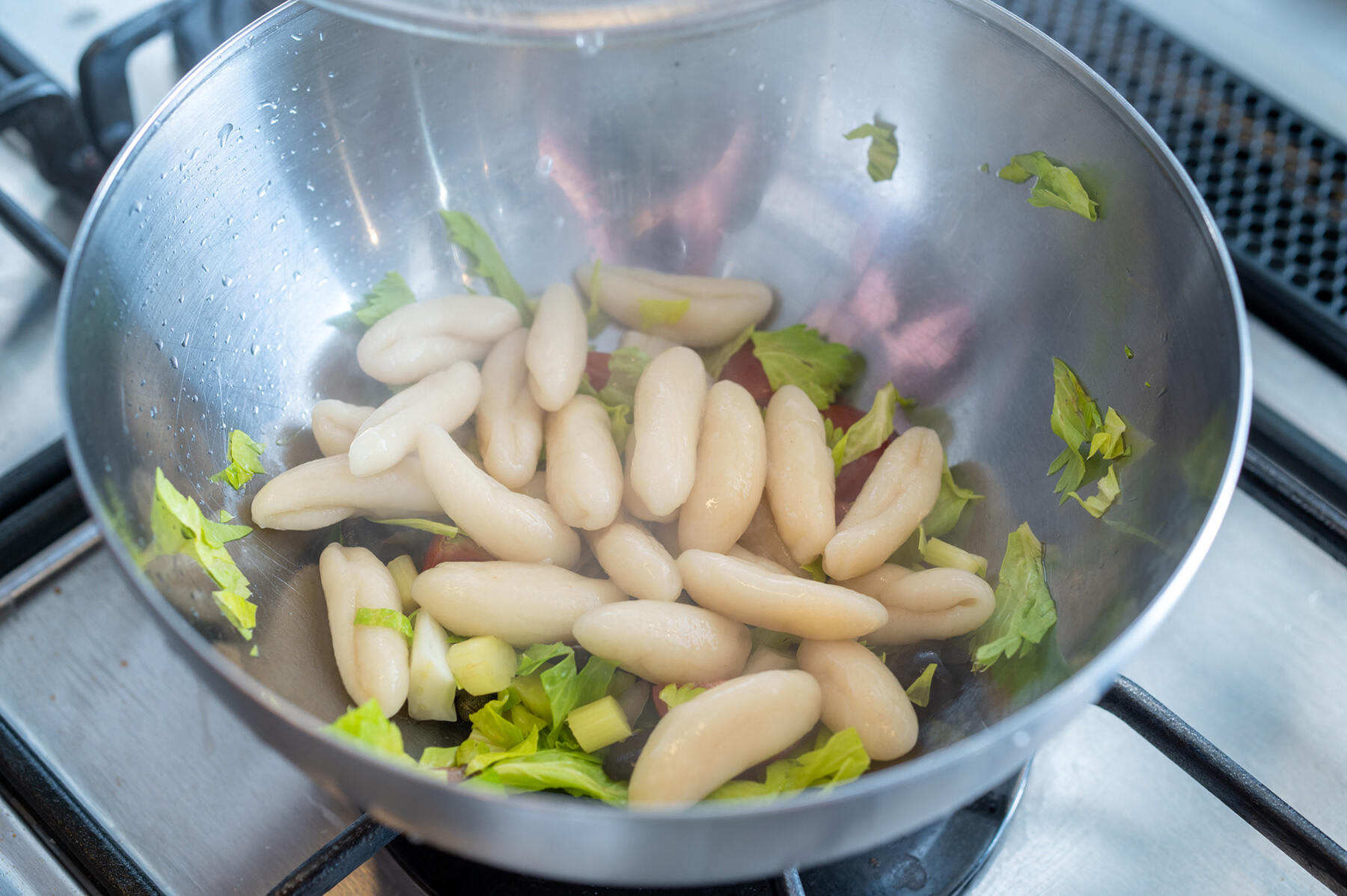 パスタと和える