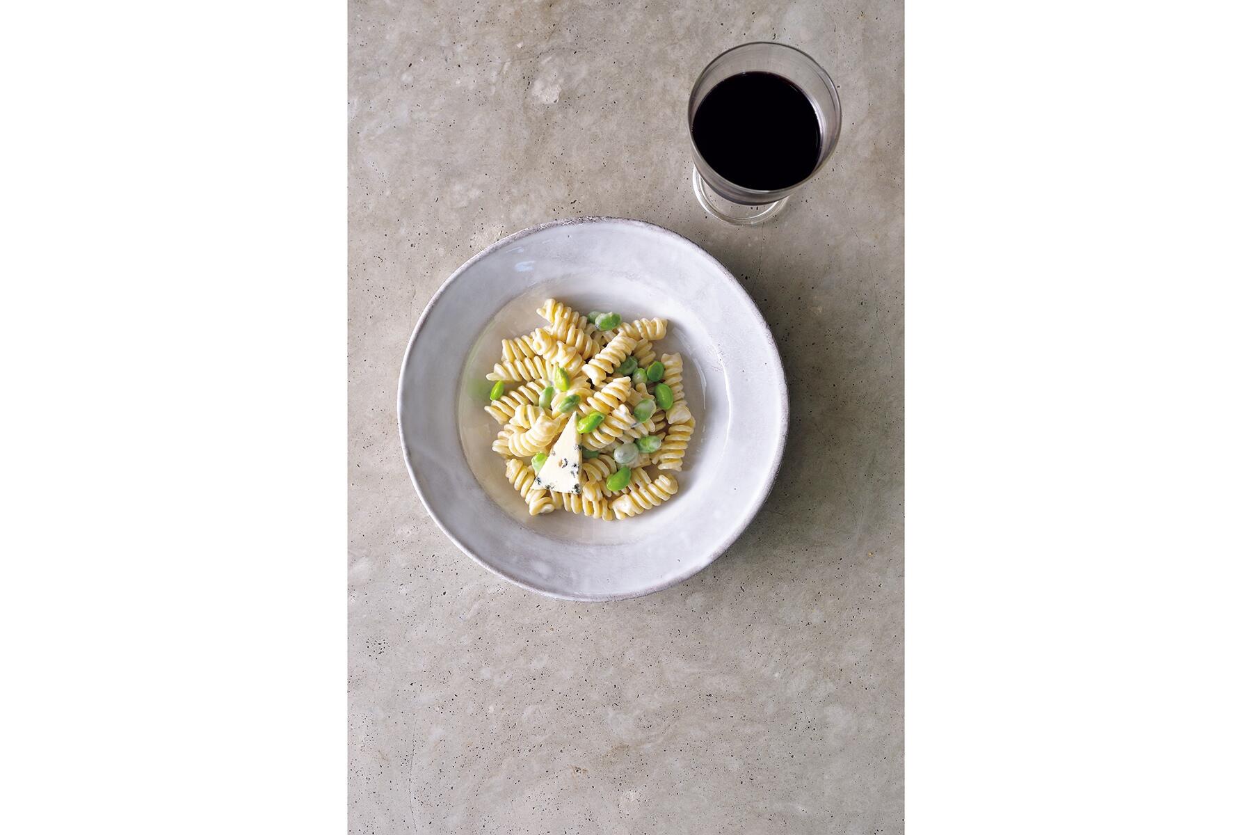 ゴルゴンゾーラのショートパスタ