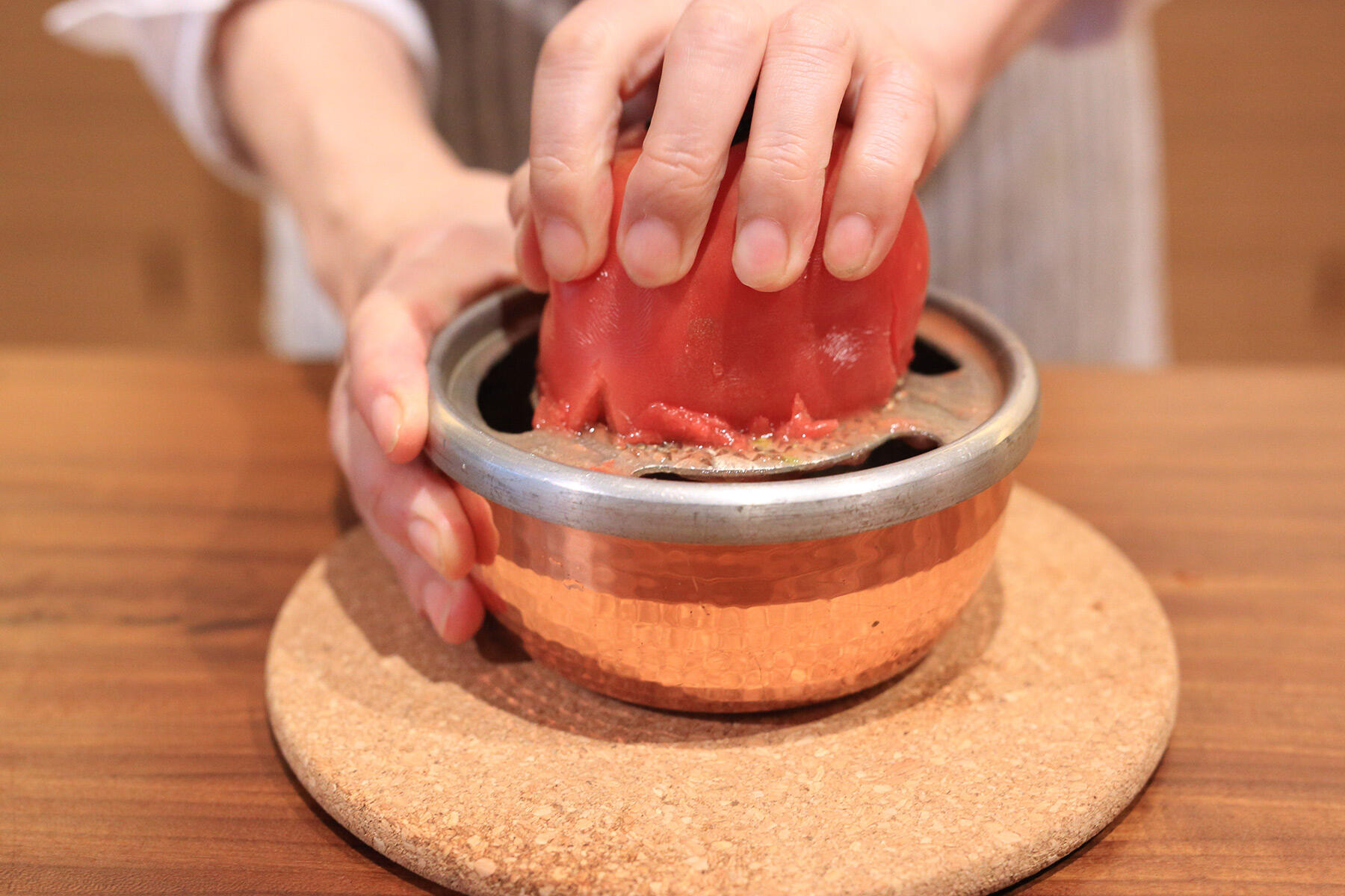 ブレンダーにかける