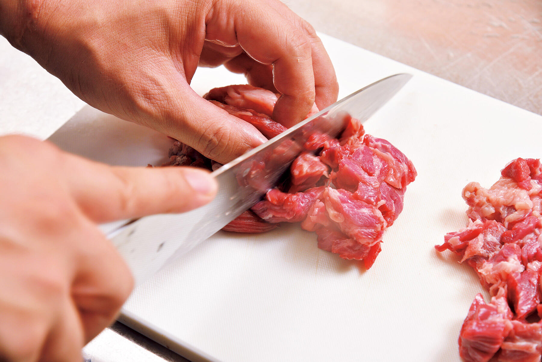 肉の下準備
