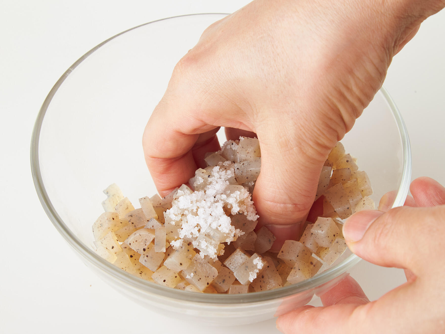 こんにゃくの下準備