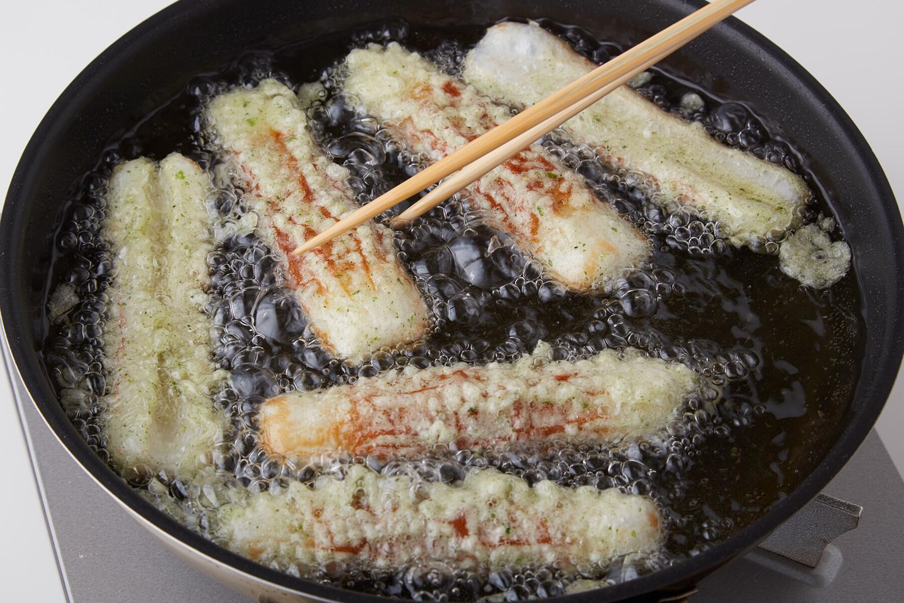 途中、裏に返す