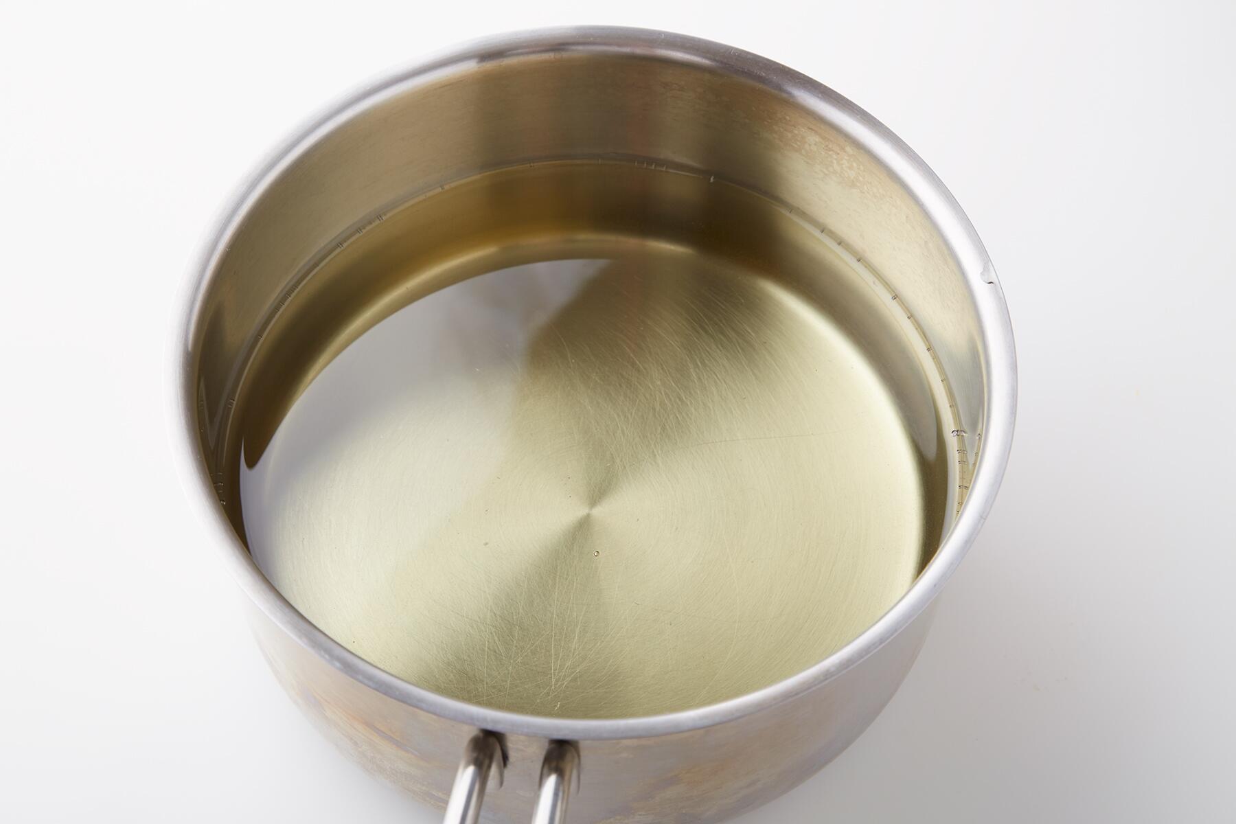 後片付けは油が冷める前に