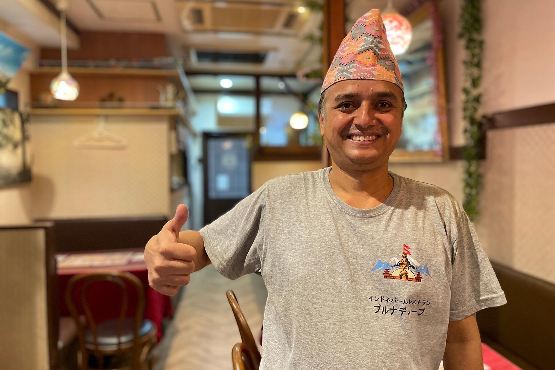 店主のアルジュンさん