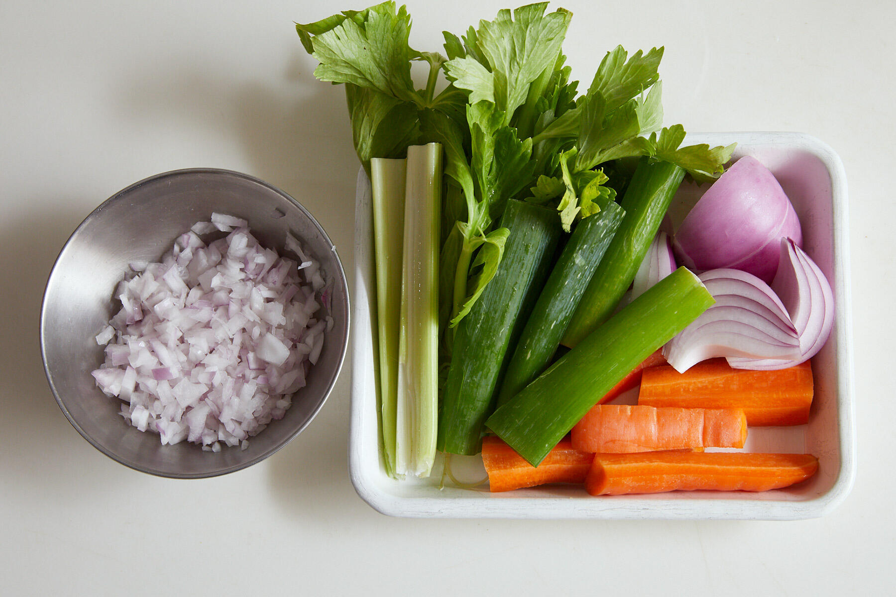 野菜の下ごしらえ