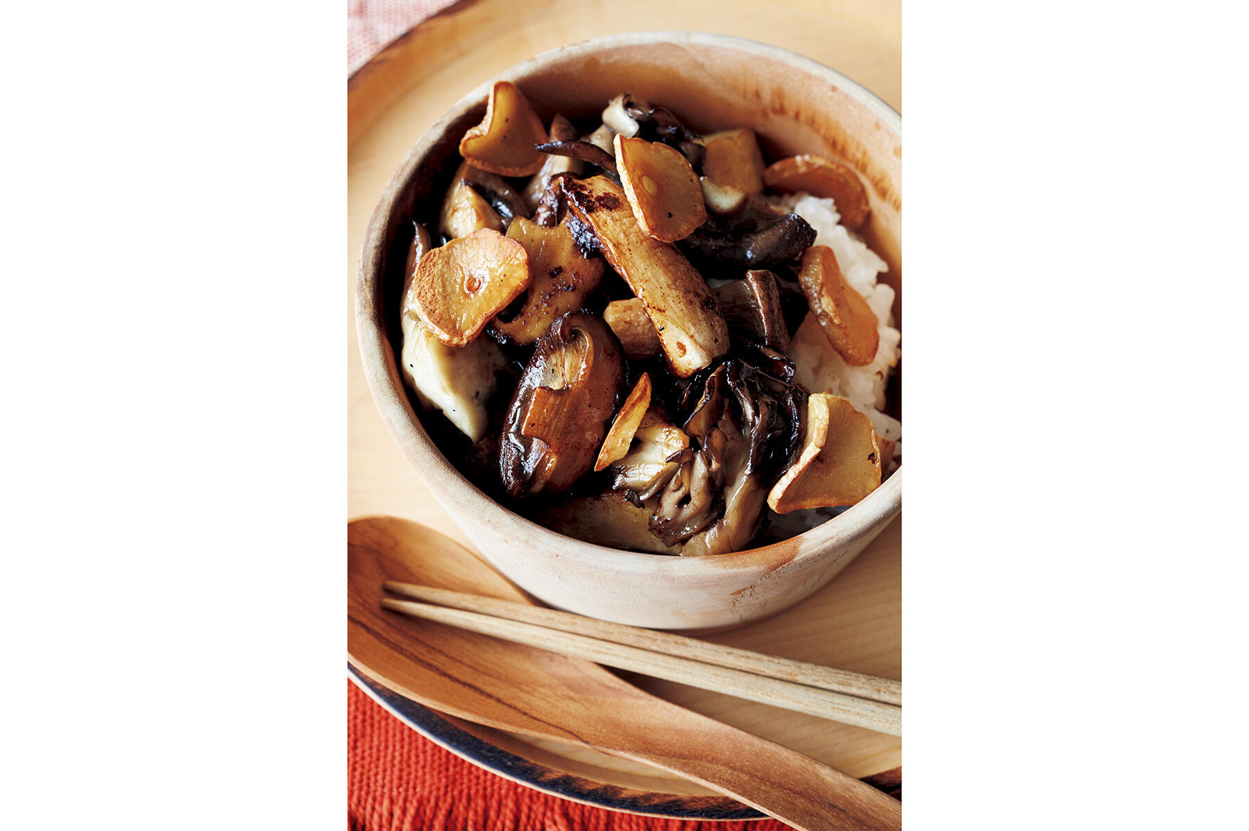 いろいろきのこ丼