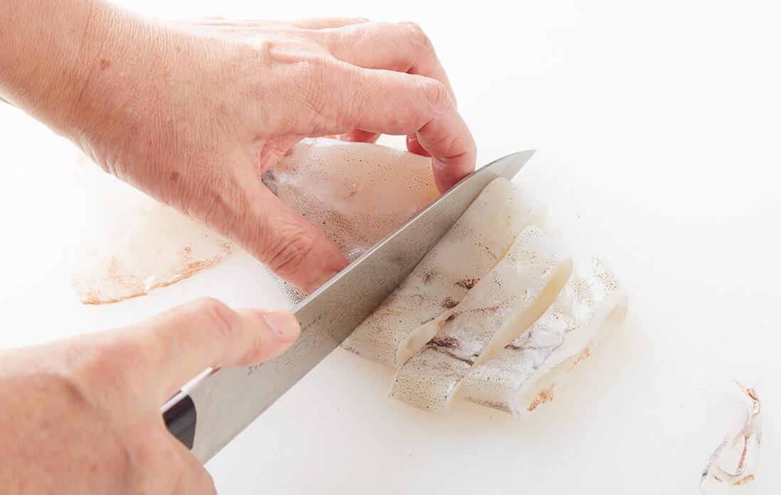 胴の処理をする