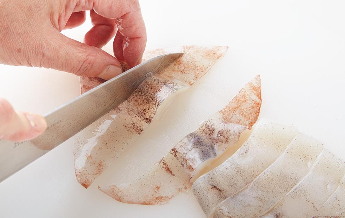 胴の処理をする