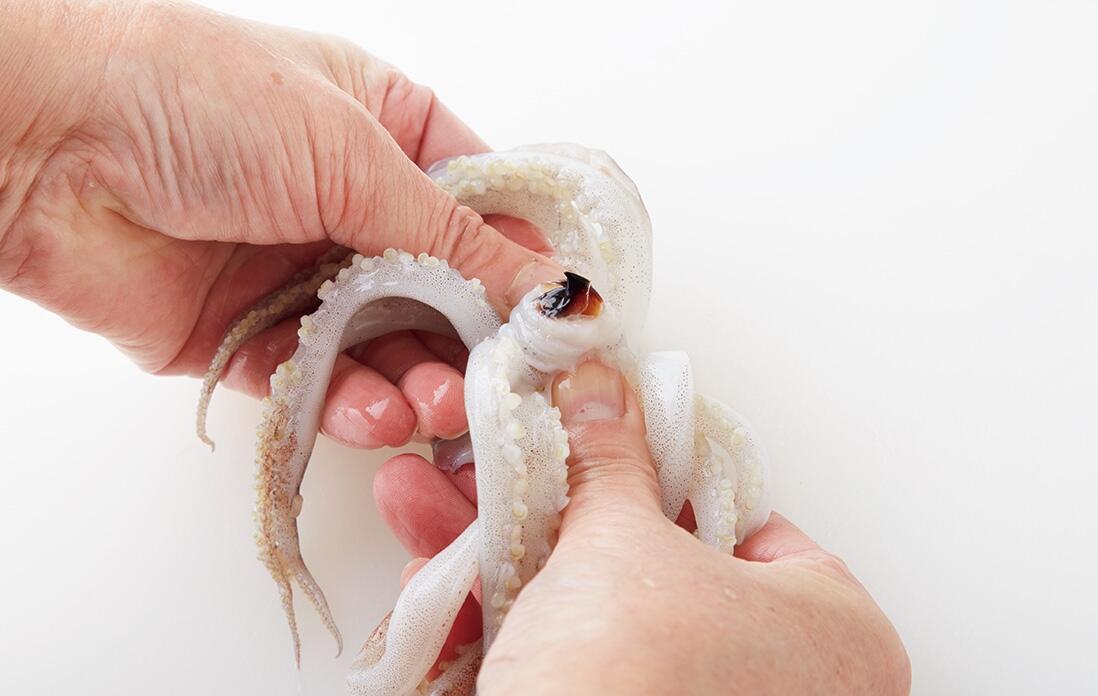 足の処理をする