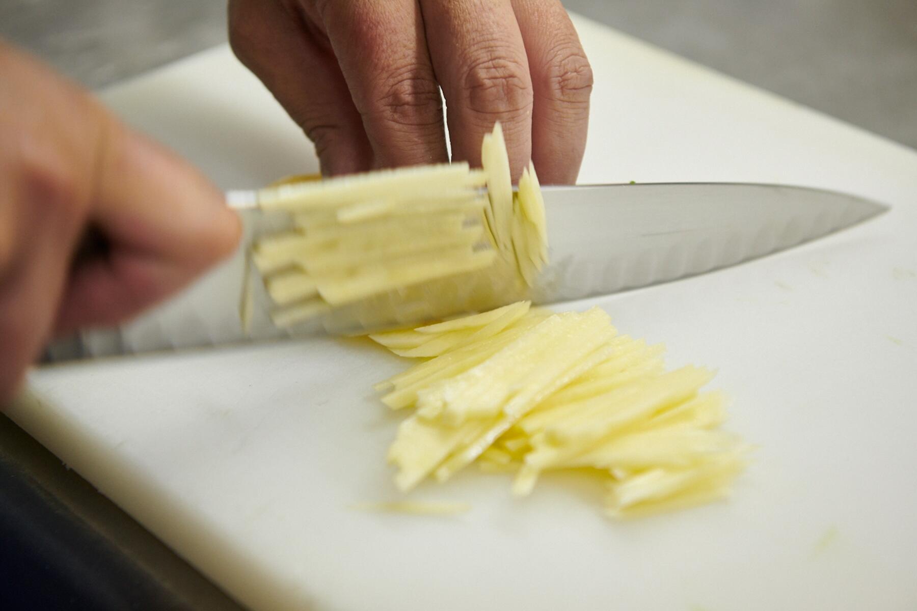 じゃがいもの下ごしらえ