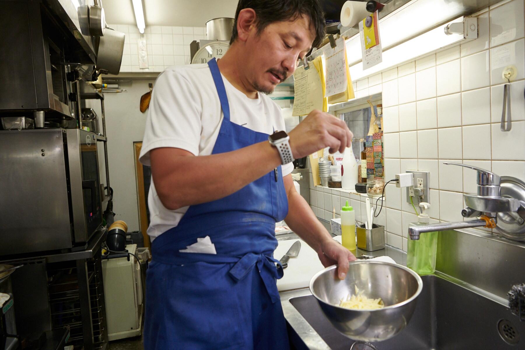 じゃがいもの下ごしらえ