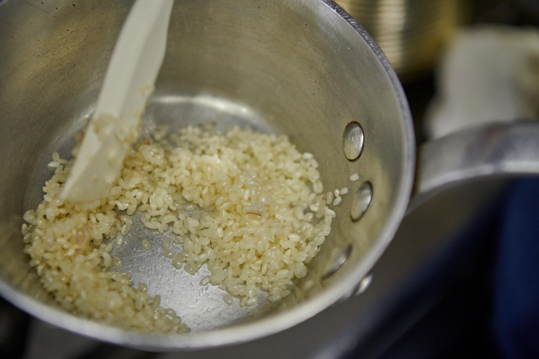 リゾットをつくる