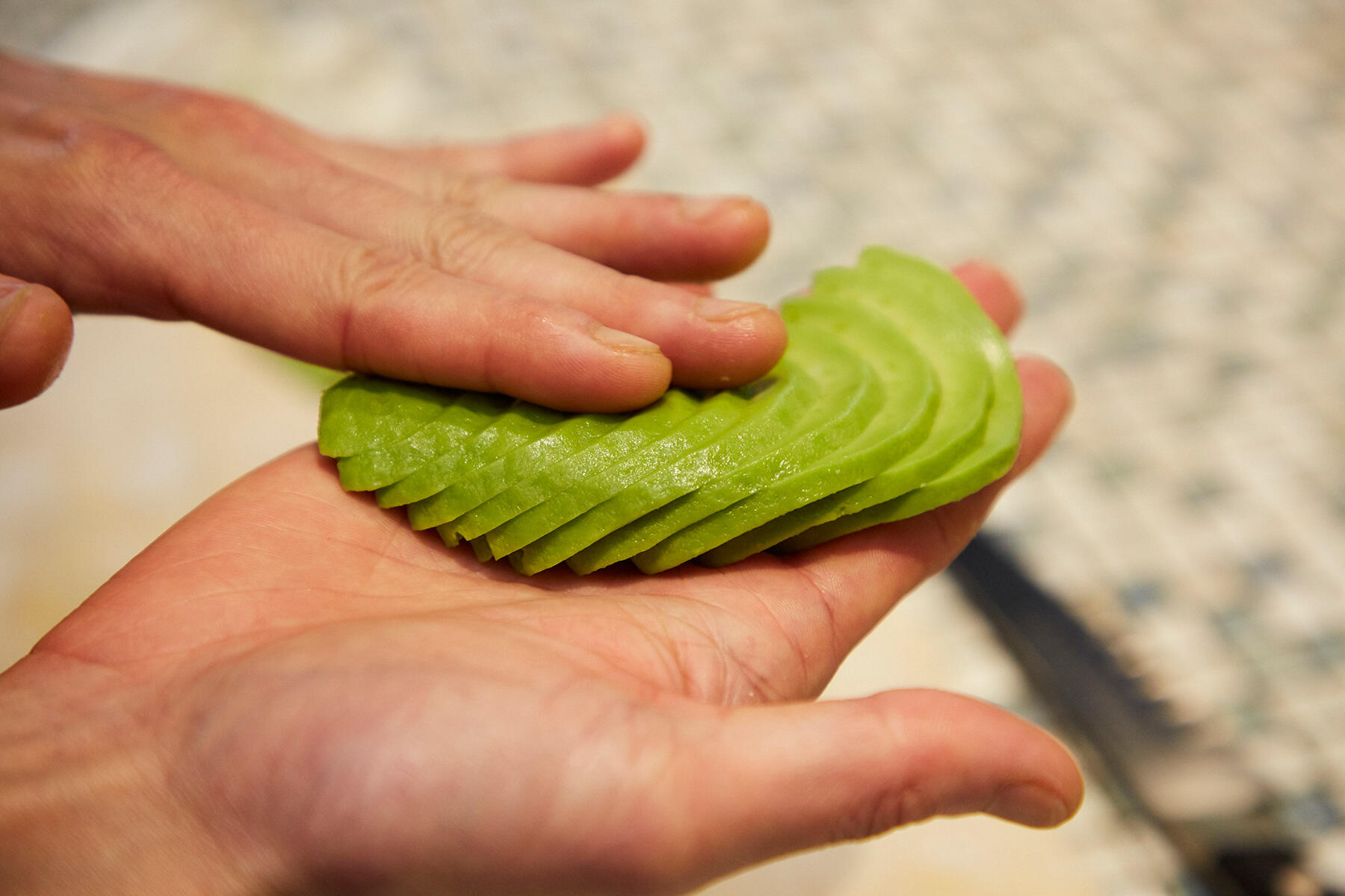 アボカドの下準備